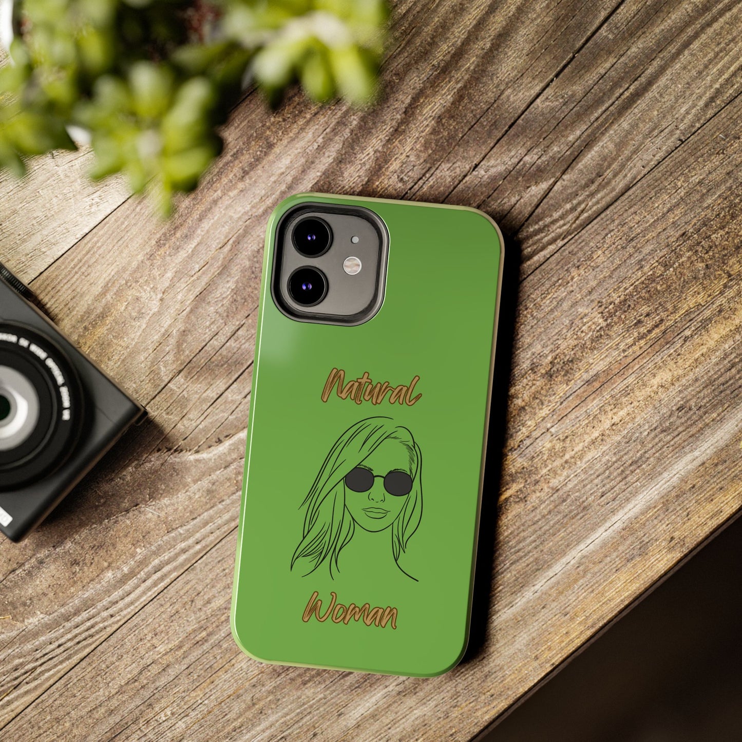 Natural Woman Shades (BL)Tough Phone Cases GREEN