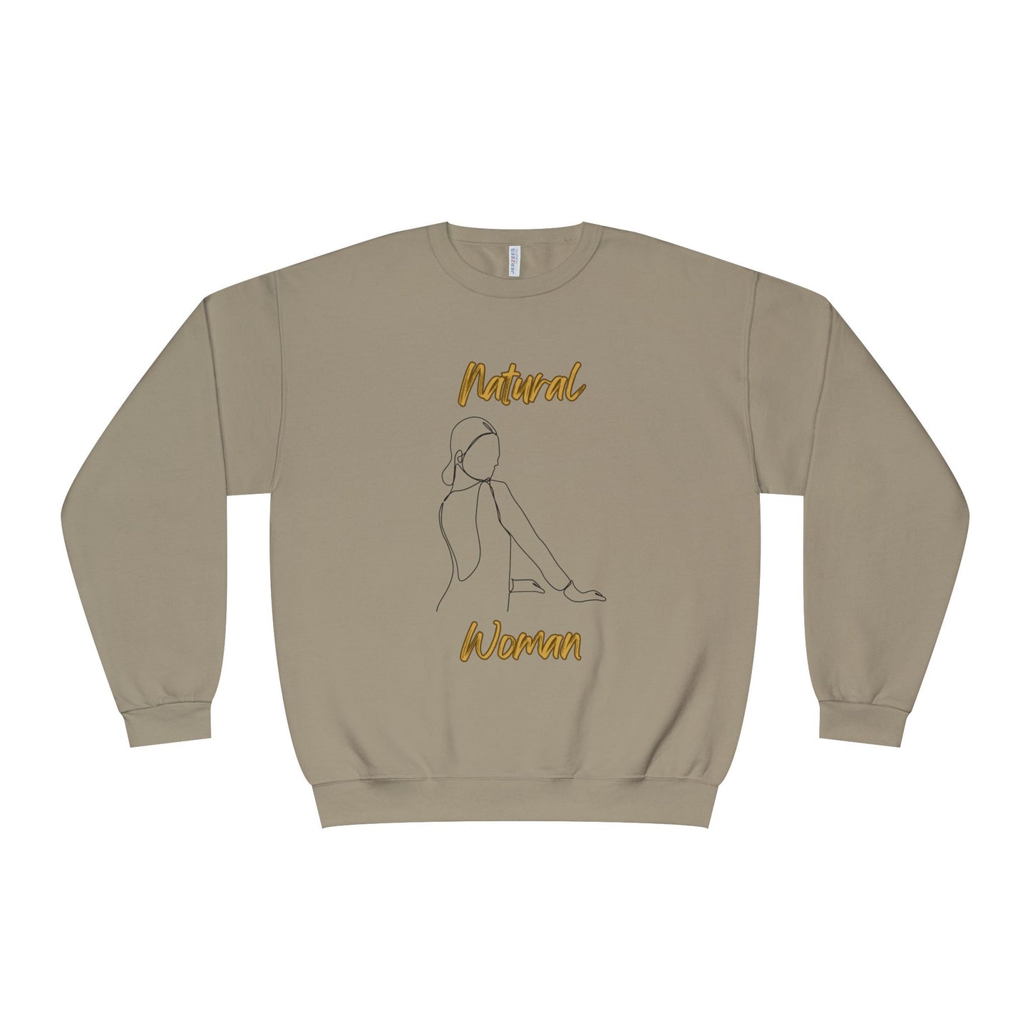 Natural Woman Hands Ready (BL) Crewneck Sweatshirt