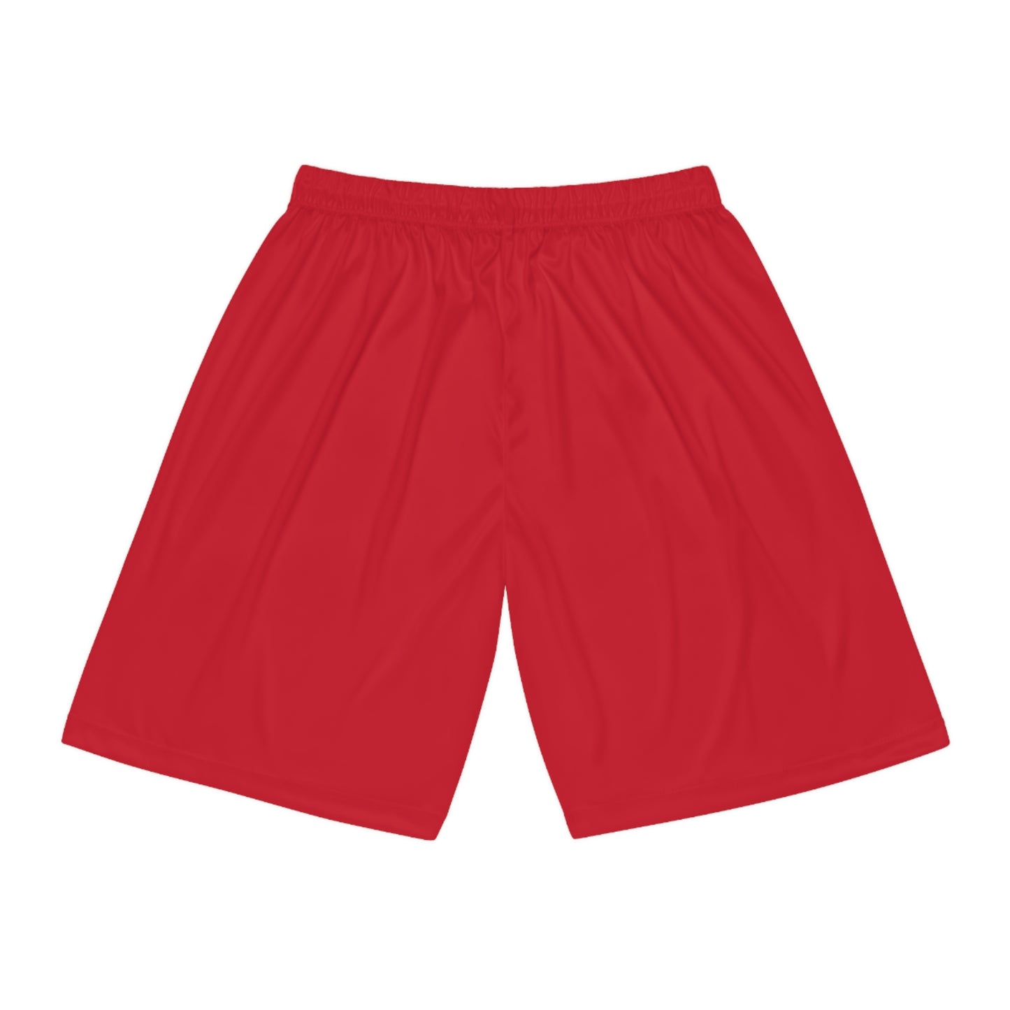 Kingdom Man (Gold) Basketball Shorts DARK RED