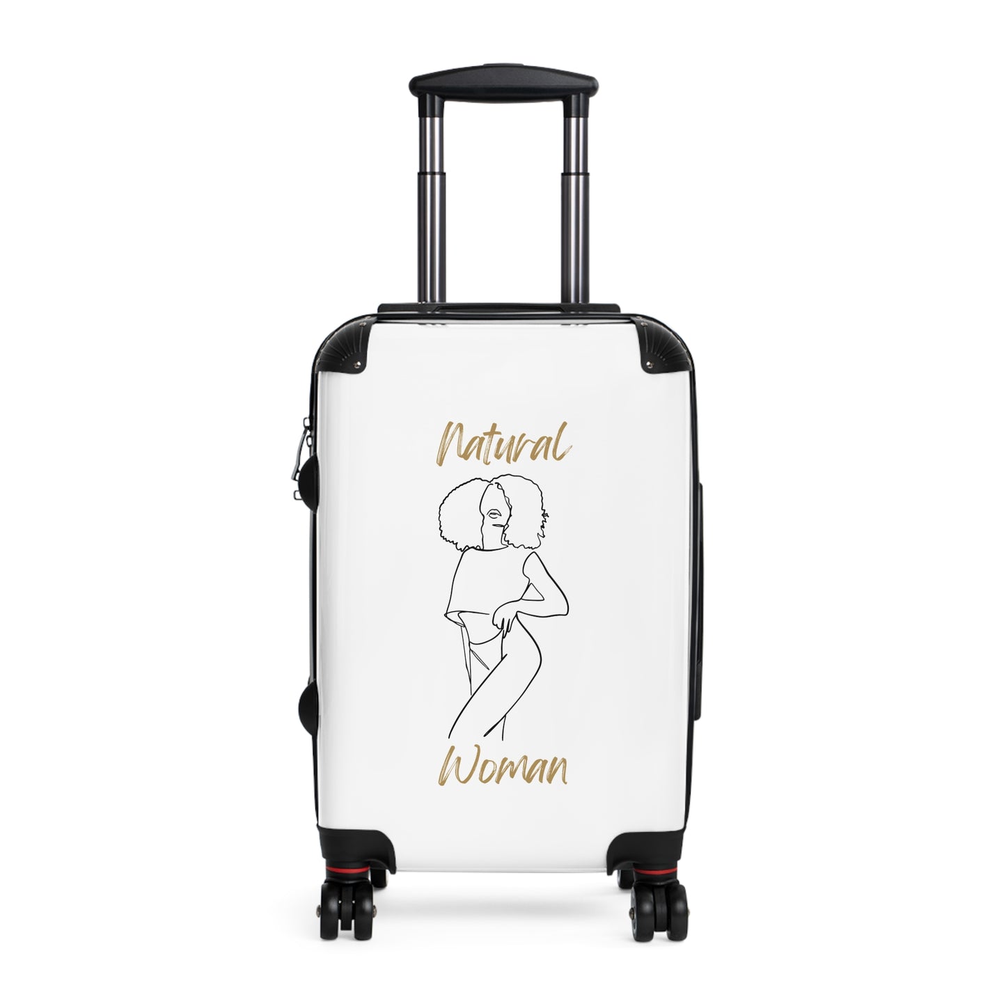 Natural Woman Pose (BL) Suitcase WHITE