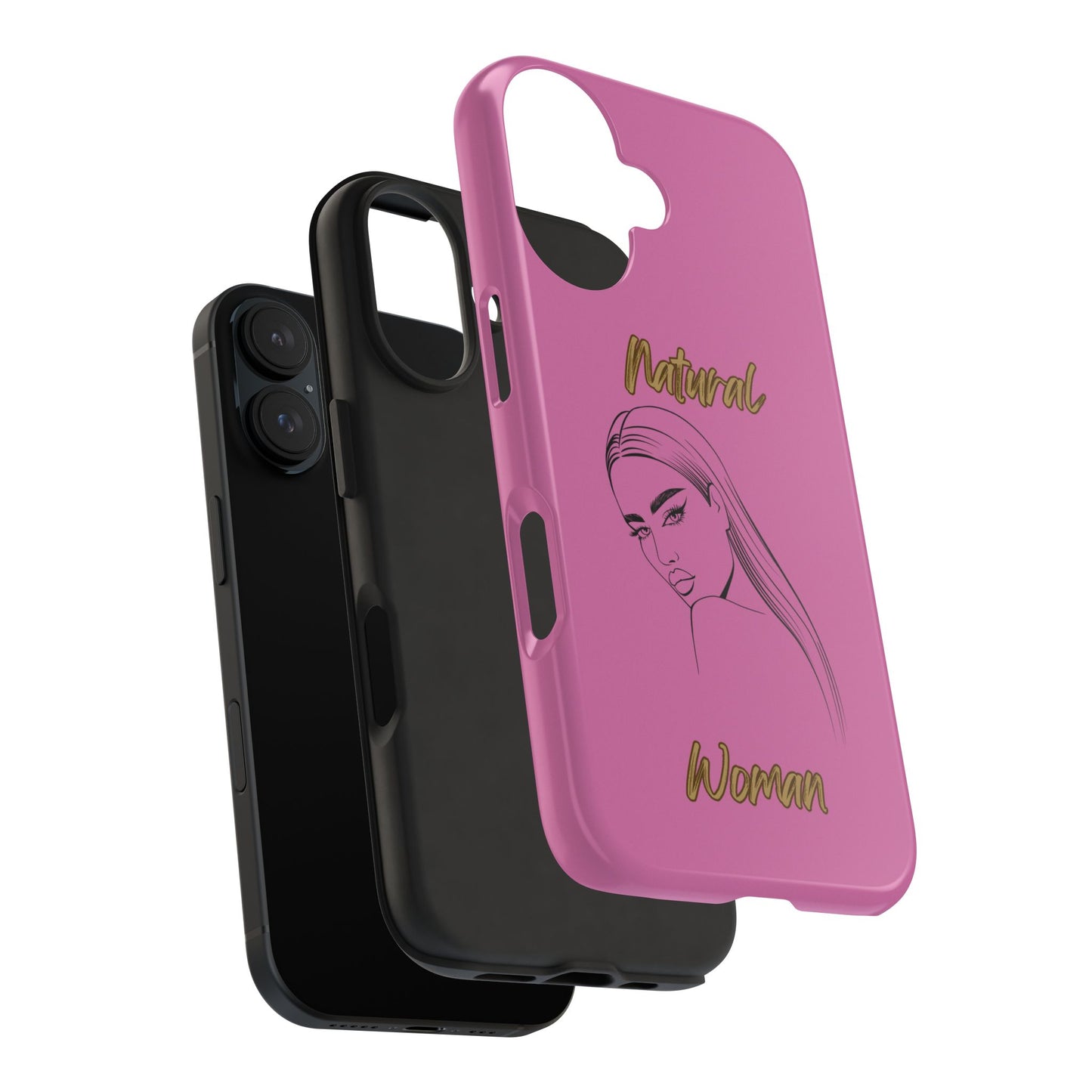 Natural Woman The Stare (BL)Tough Phone Cases LIGHT PINK
