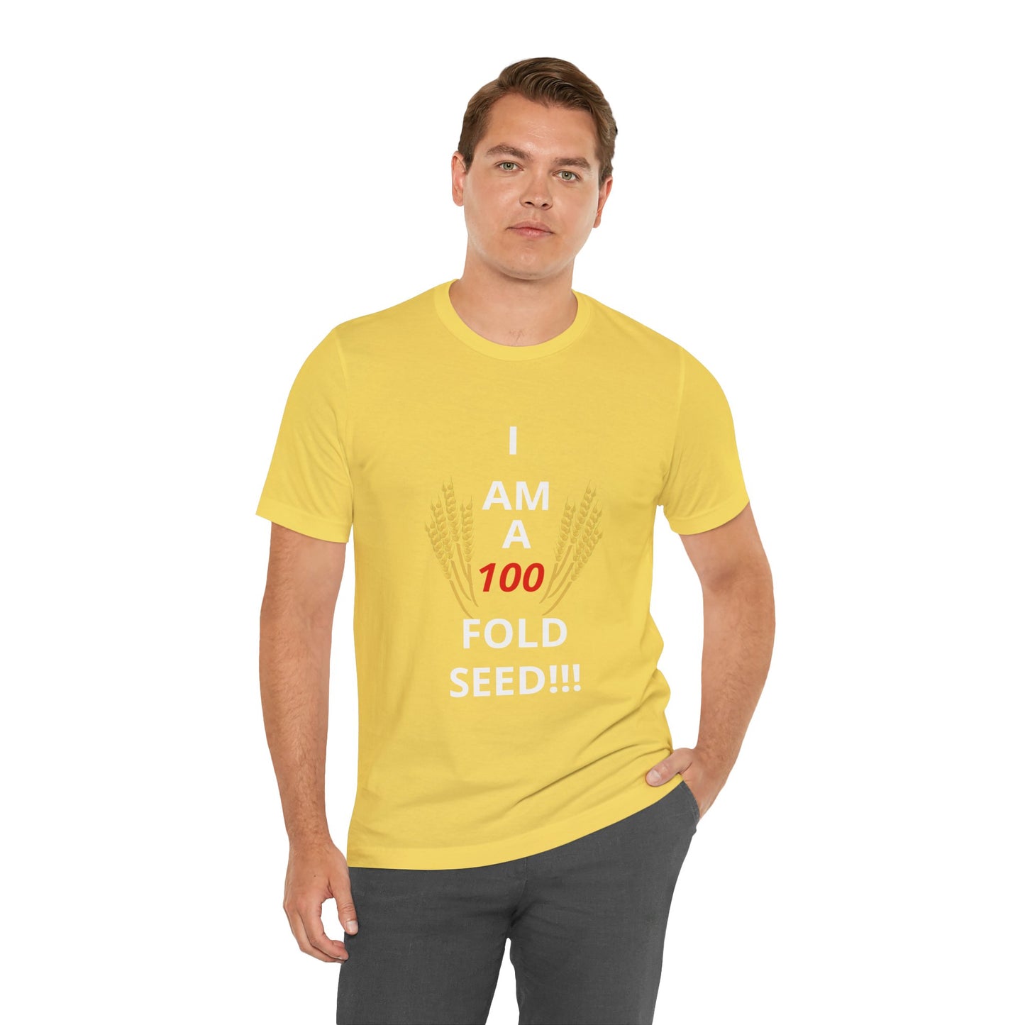 100 Fold Seed (WL)Unisex Jersey Short Sleeve T-Shirt