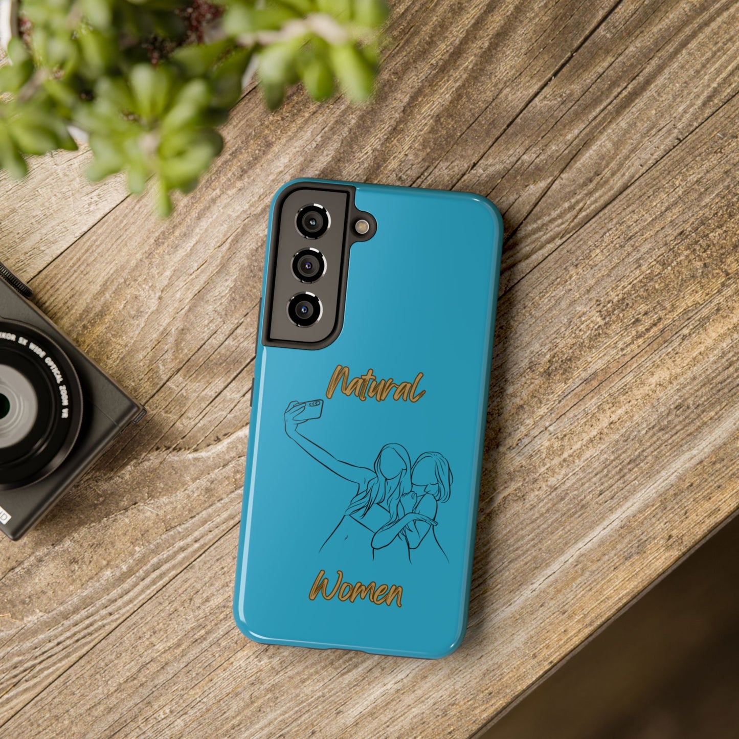 Natural Woman Friends Selfie (BL)Tough Phone Cases TURQOISE