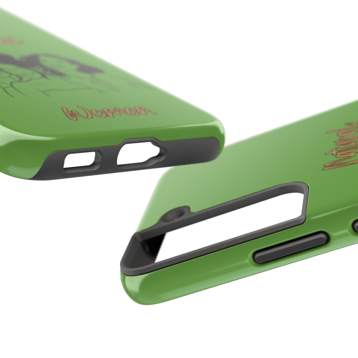 Natural Women Laughing Friends (BL)Tough Phone Cases GREEN