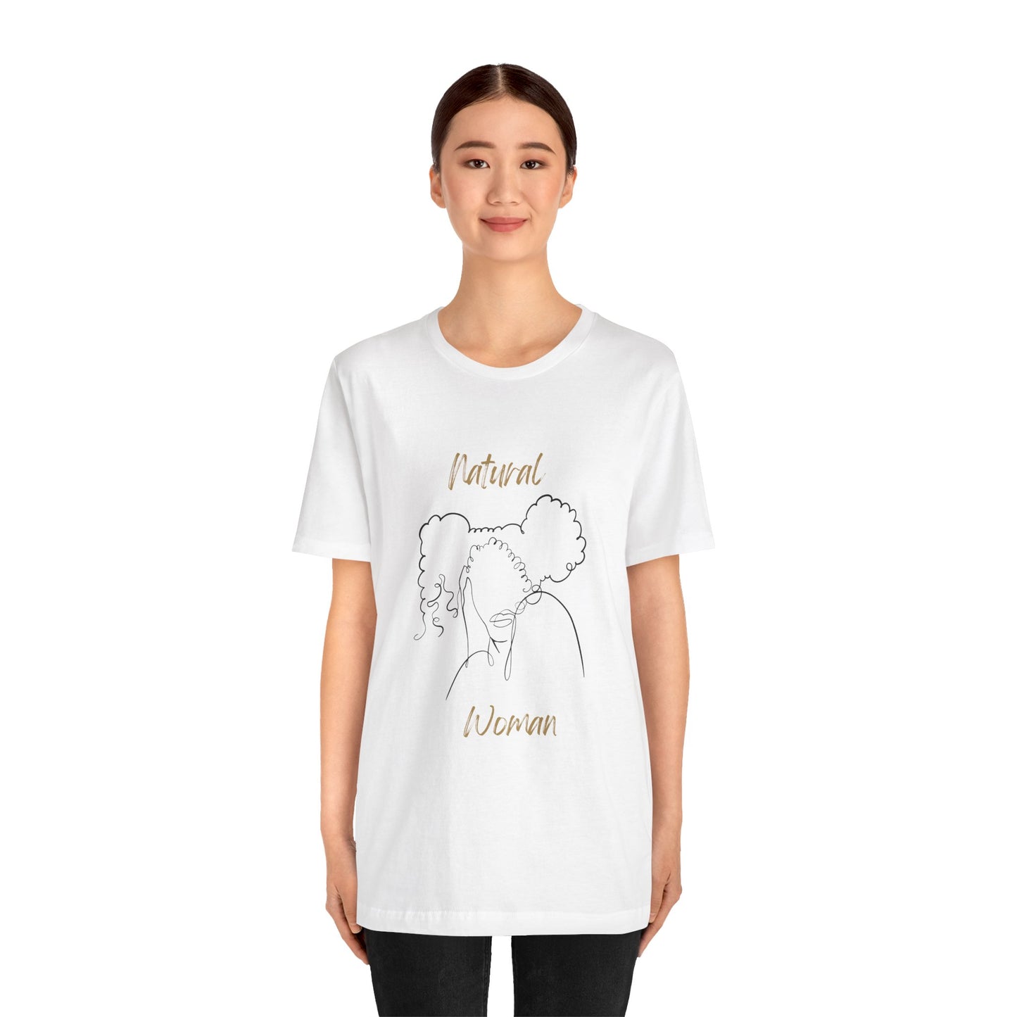 Natural Woman Twin Puffs (BL) Short Sleeve T-Shirt