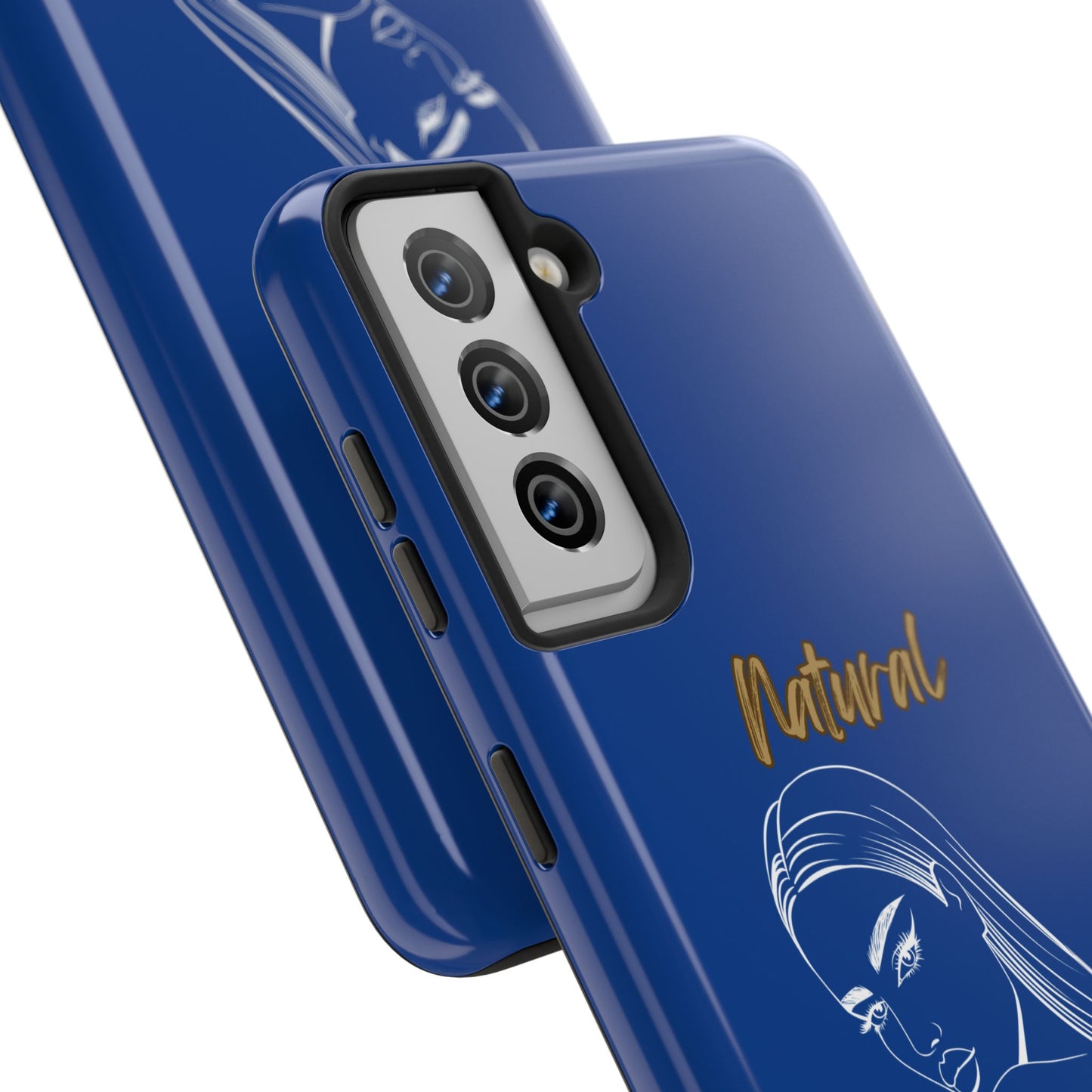 Natural Woman The Stare (WL)Tough Phone Cases DARK BLUE