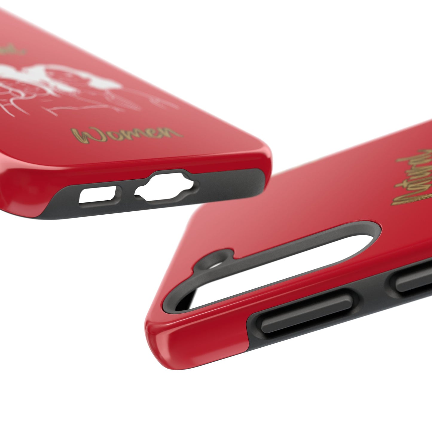 Natural Women Laughing Friends (WL)Tough Phone Cases DARK RED