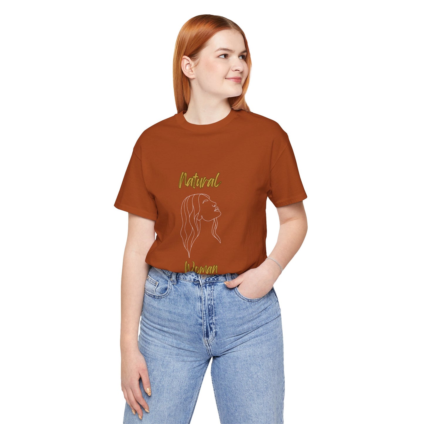 Natural Woman Breeze on Face (WL) Short Sleeve T-Shirt
