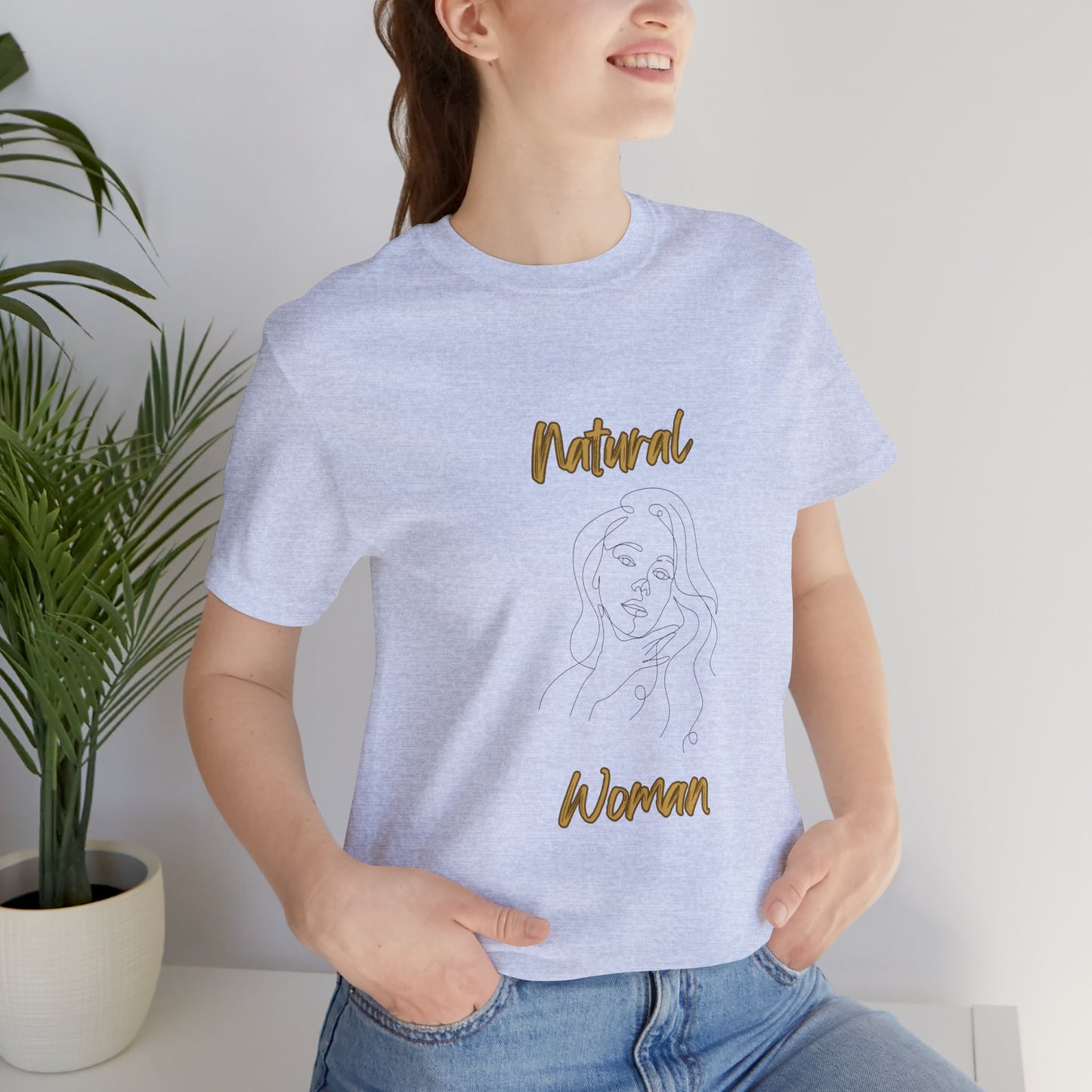 Natural Woman Hola (BL) Short Sleeve T-Shirt