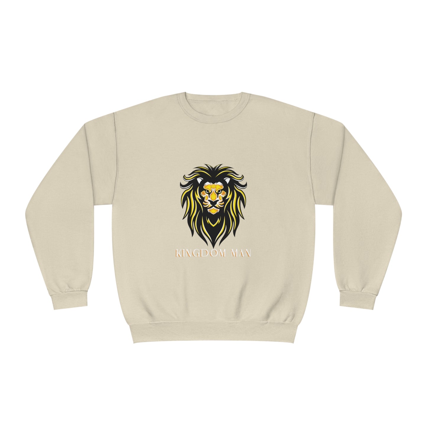 Kingdom Man (White/Gold) Crewneck Sweatshirt