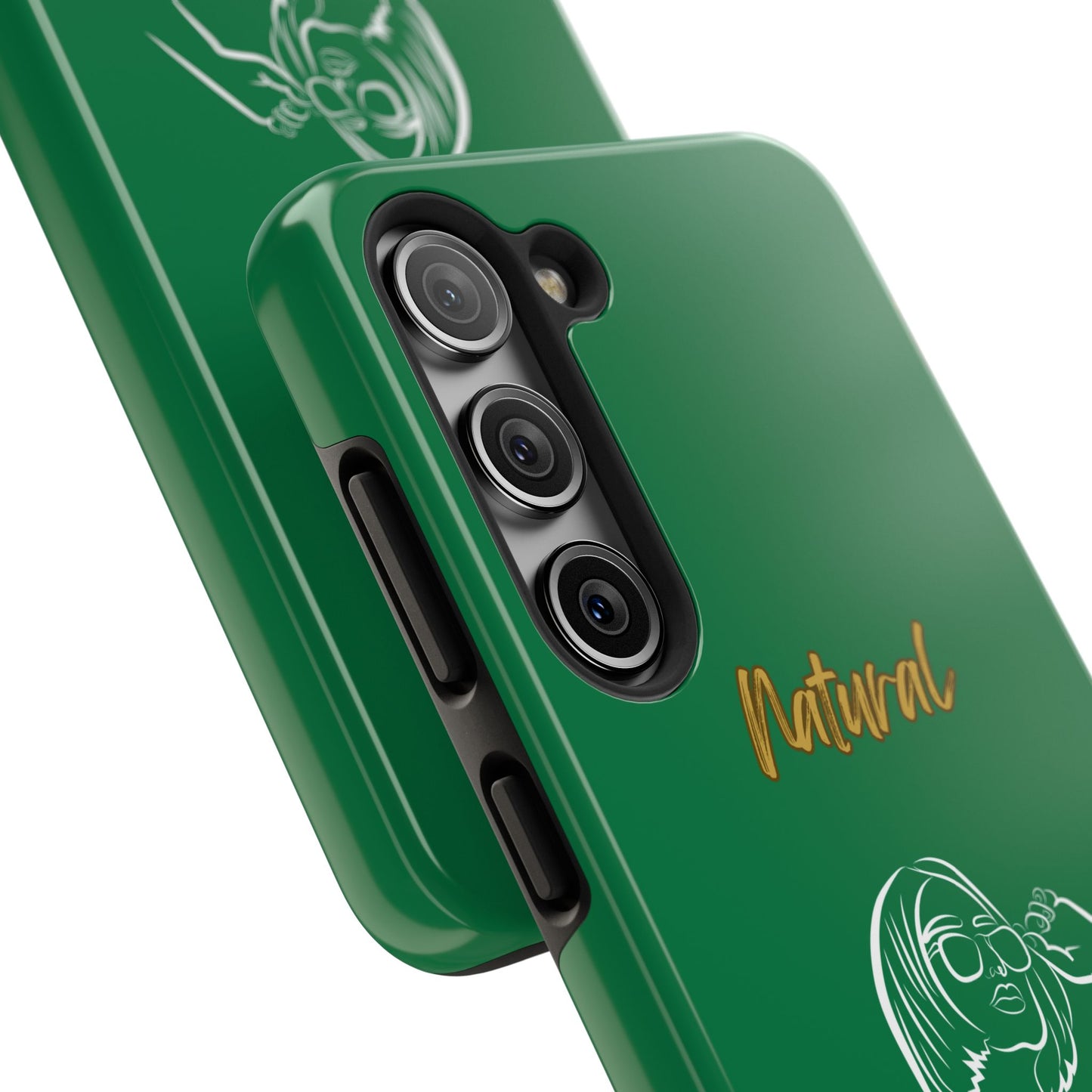 Natural Woman Bright Future (WL)Tough Phone Cases DARK GREEN