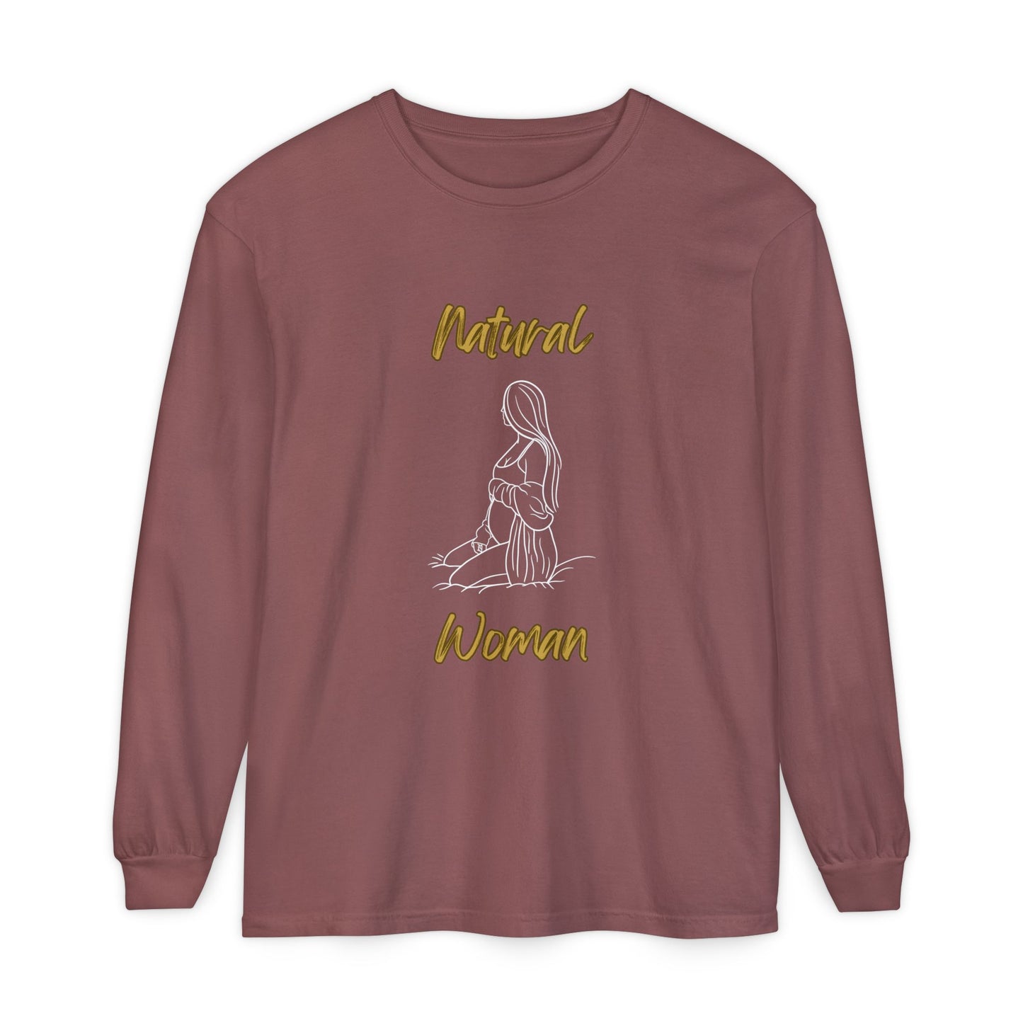 Natural Woman Expecting (WL) Long Sleeve T-Shirt