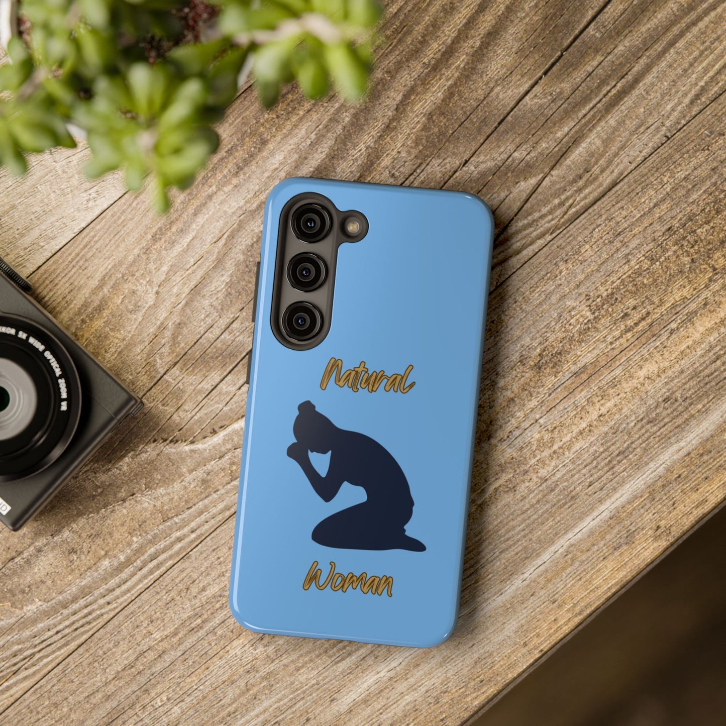 Natural Woman Pray (BL)Tough Phone Cases LIGHT BLUE