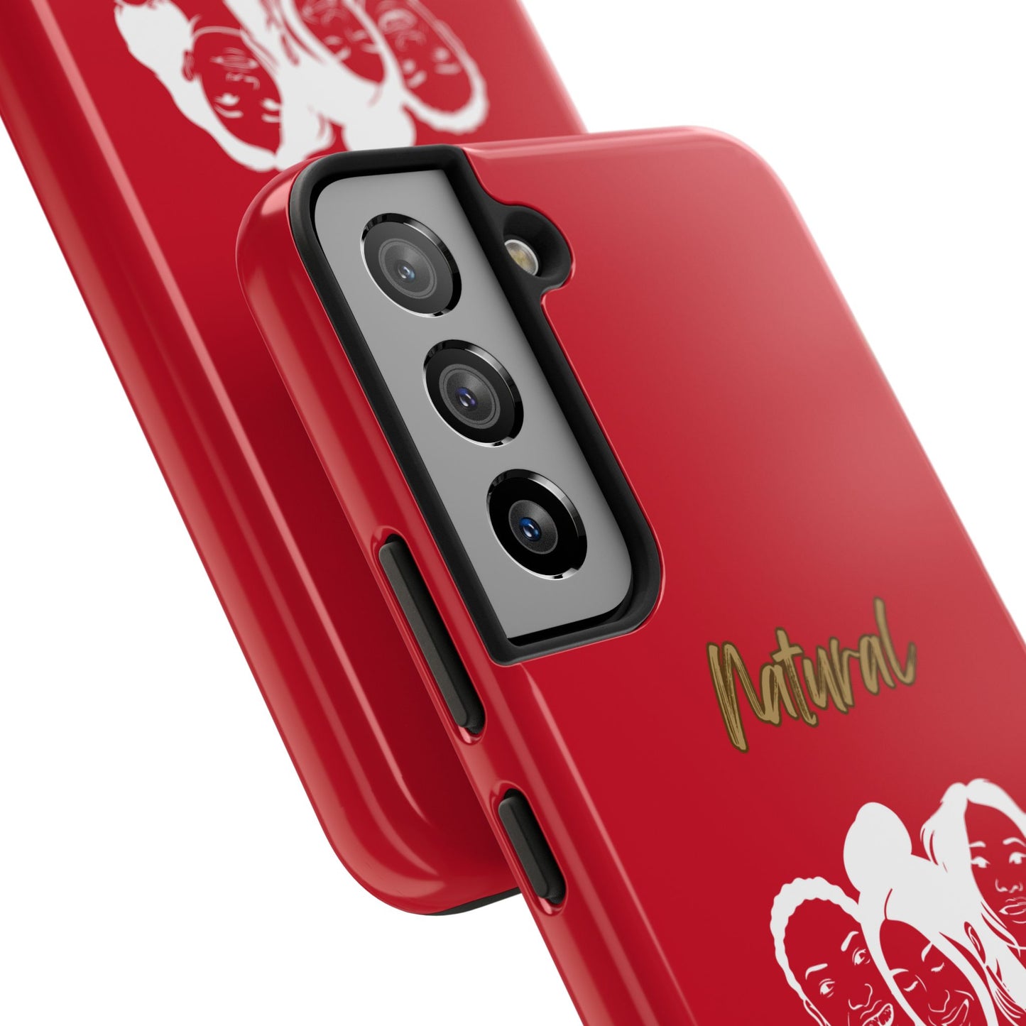 Natural Women Laughing Friends (WL)Tough Phone Cases DARK RED