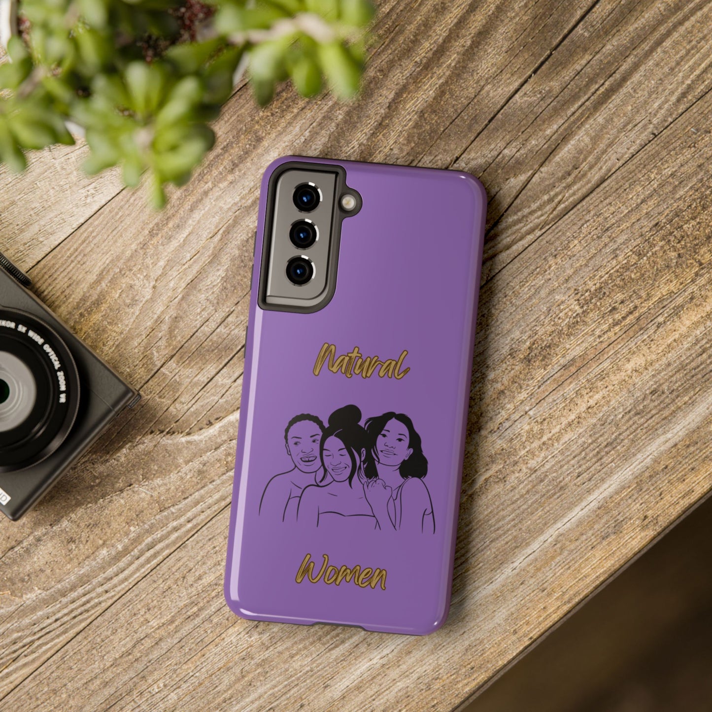 Natural Women Laughing Friends (BL)Tough Phone Cases LIGHT PURPLE