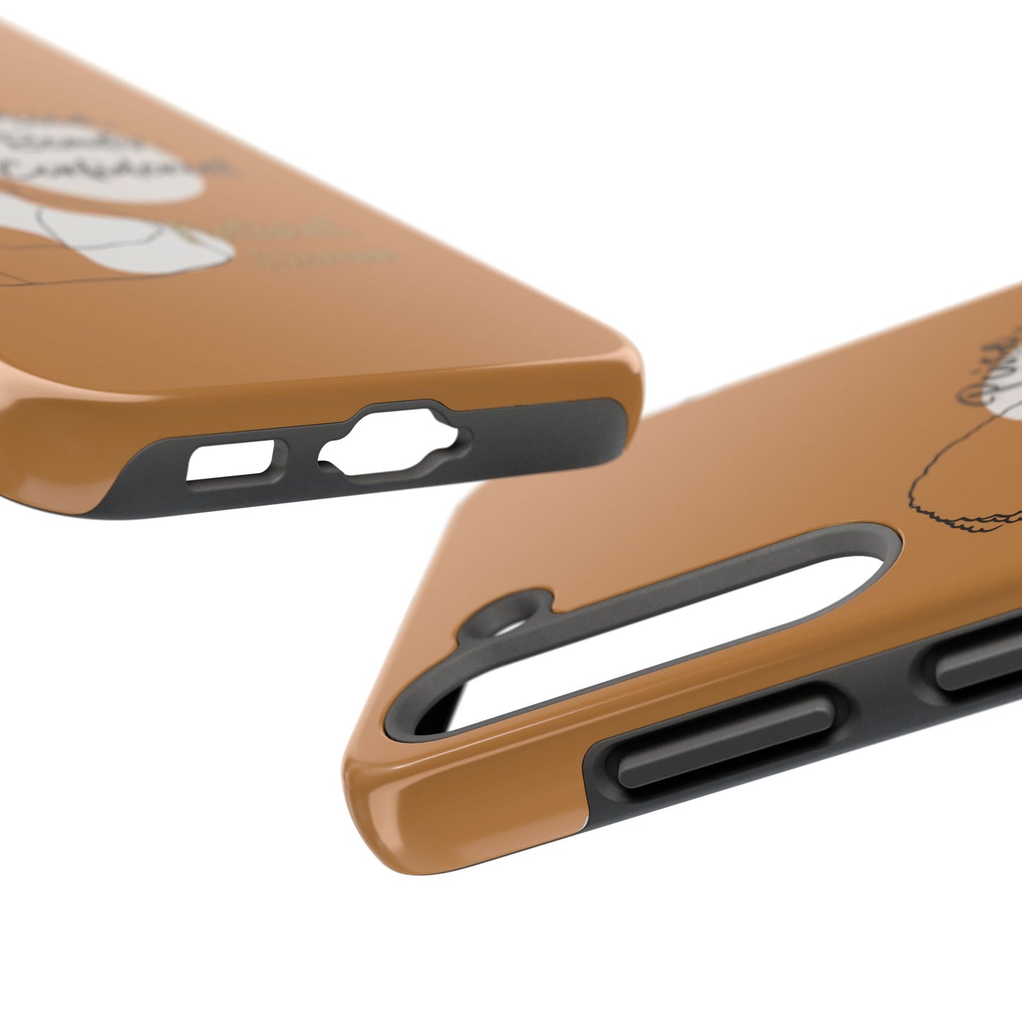 Natural woman Puff (BL)Tough Phone Cases LIGHT BROWN