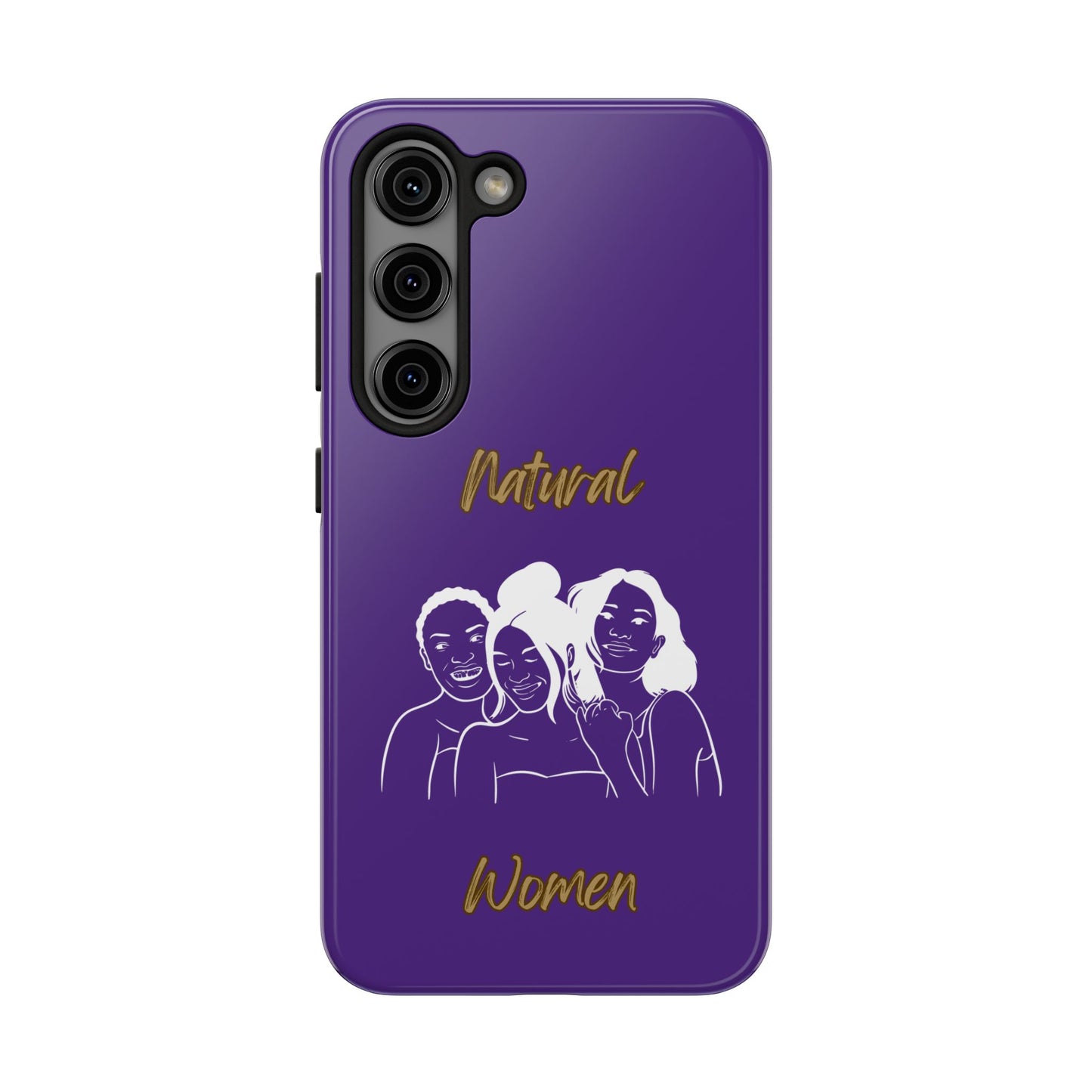 Natural Women Laughing Friends (WL)Tough Phone Cases PURPLE