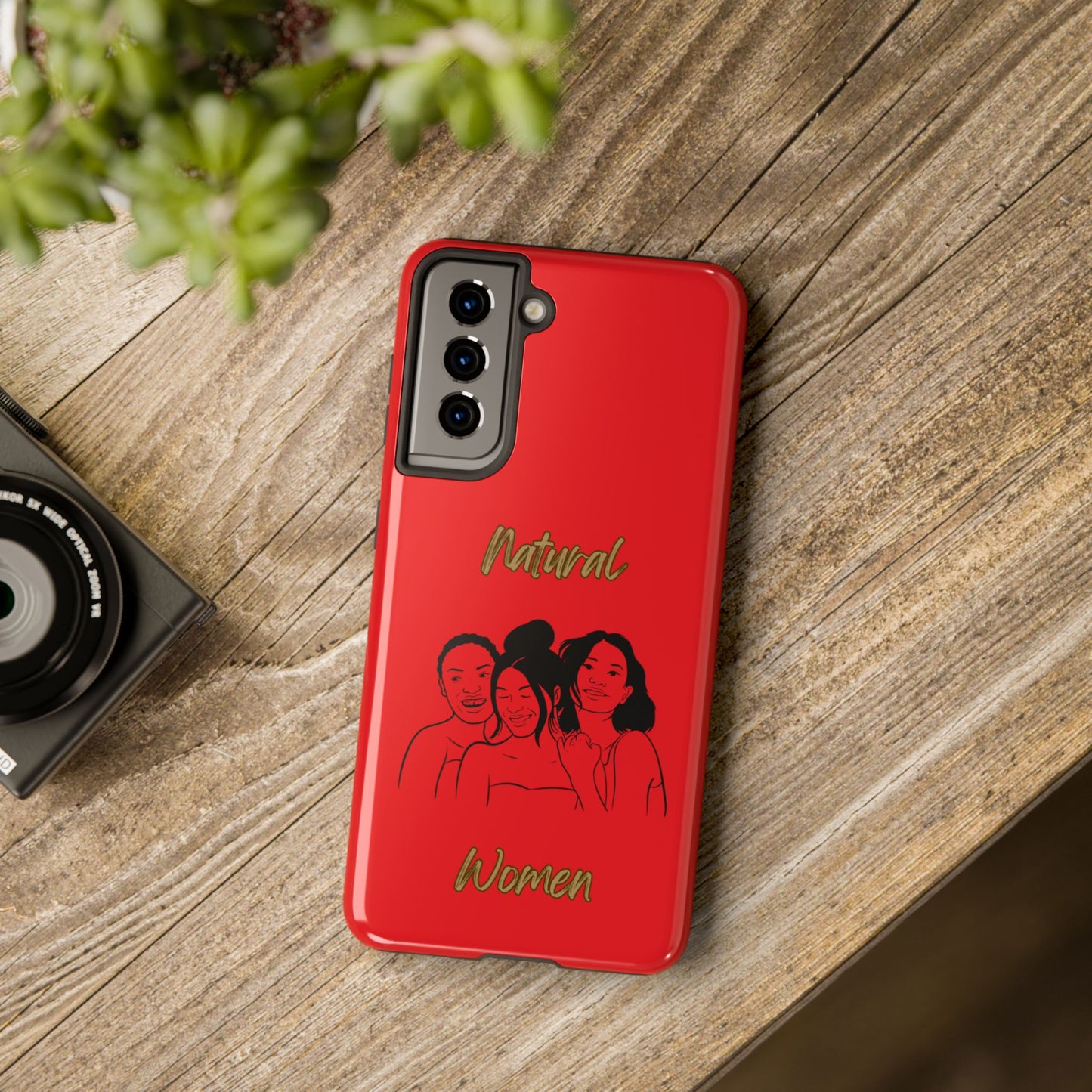 Natural Women Laughing Friends (BL)Tough Phone Cases RED