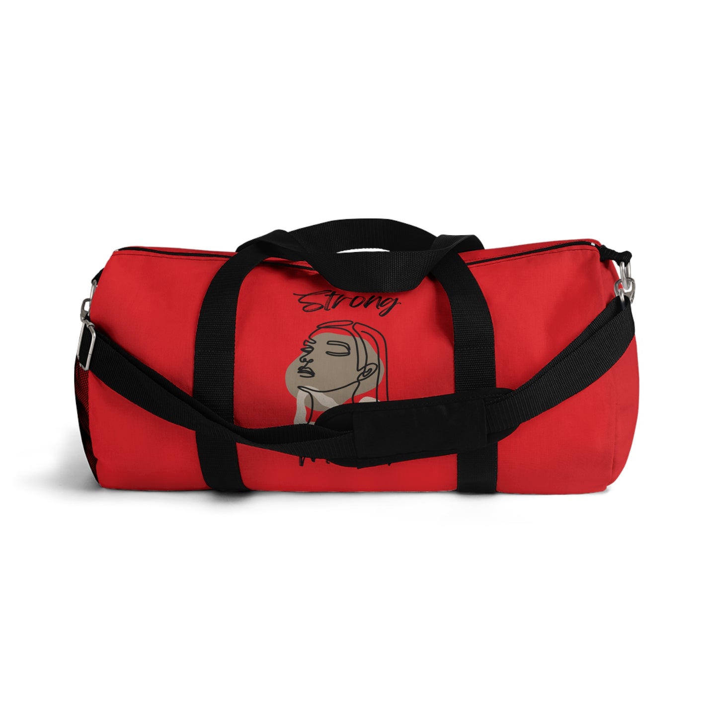 Strong Momma (BL) Duffel Bag RED