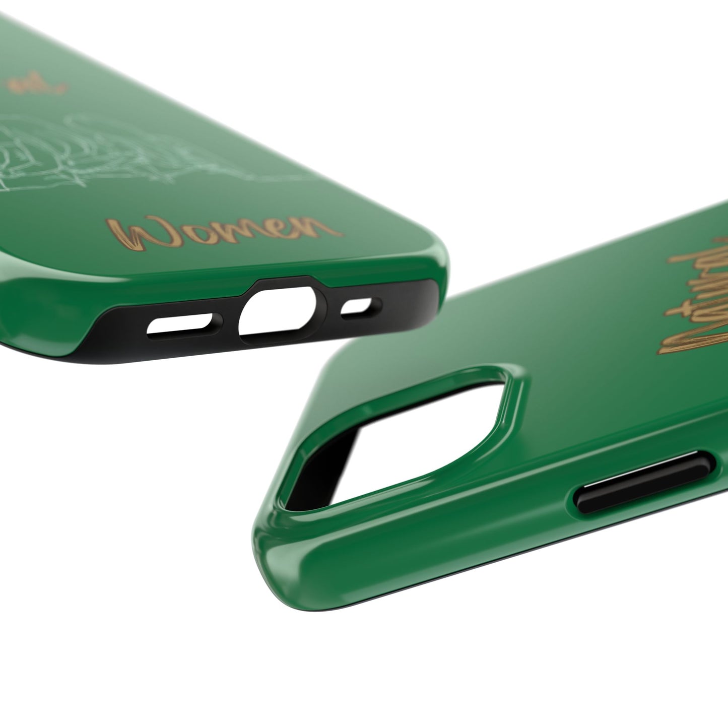 Natural Woman Loving Friends (WL) Tough Phone Cases DARK GREEN