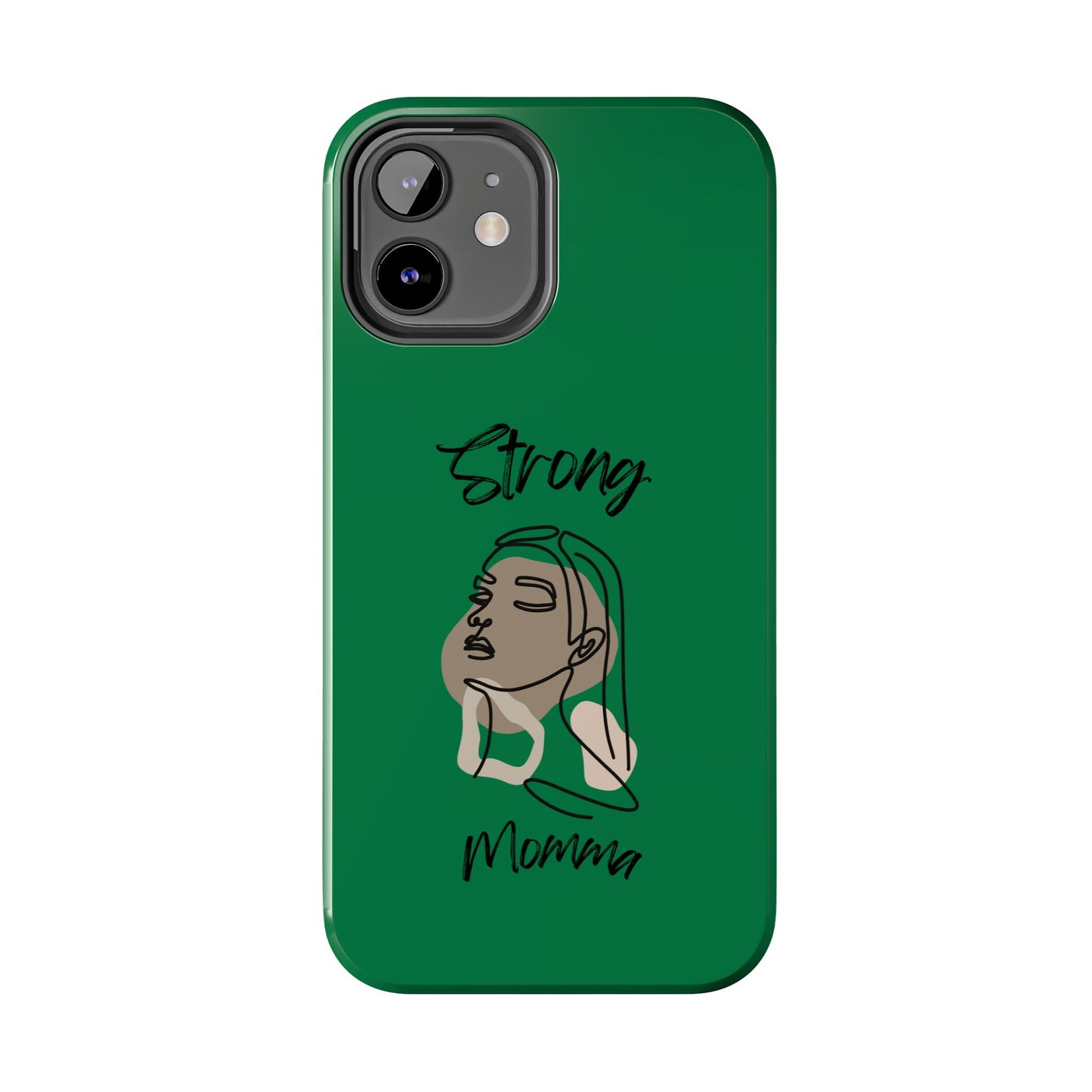 STRONG MOMMA Samsung Galaxy Tough Phone Cases (BL) Dark Green