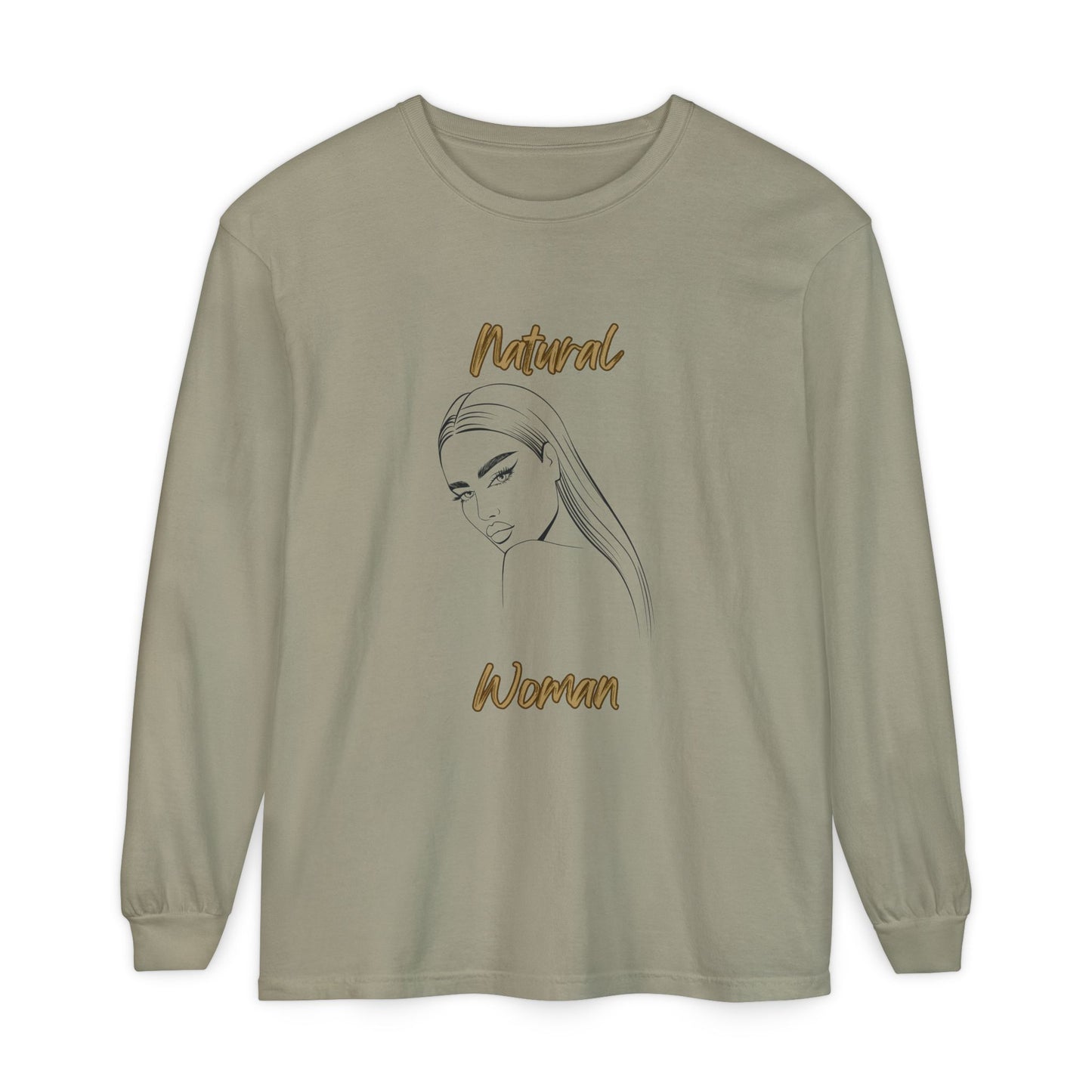 Natural Woman The Stare (BL) Long Sleeve T-Shirt