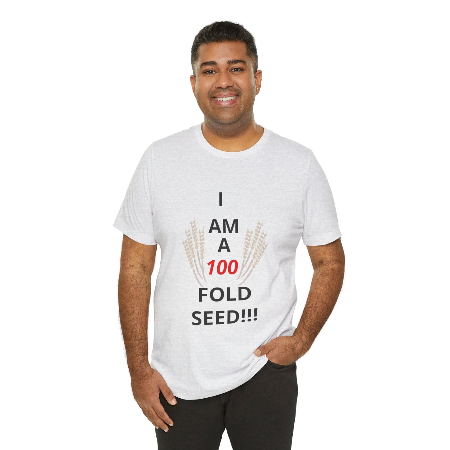 100 Fold Seed (BL)Unisex Jersey Short Sleeve T-Shirt