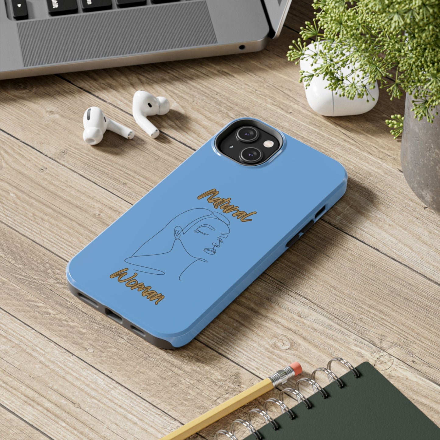 Natural Woman Calm (BL) Tough Phone Cases LIGHT BLUE