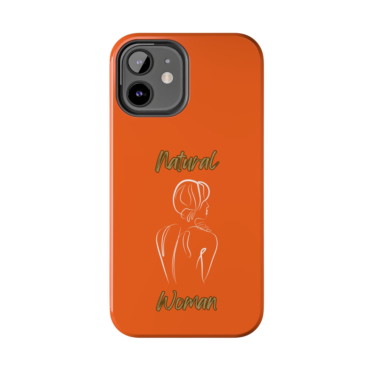 Natural Woman Back (WL)Tough Phone Cases ORANGE