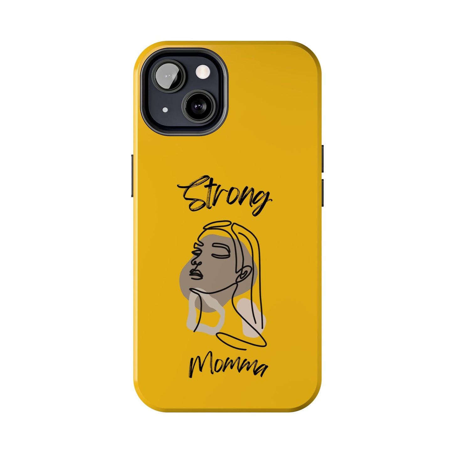 STRONG MOMMA Samsung Galaxy Tough Phone Cases (BL) Yellow