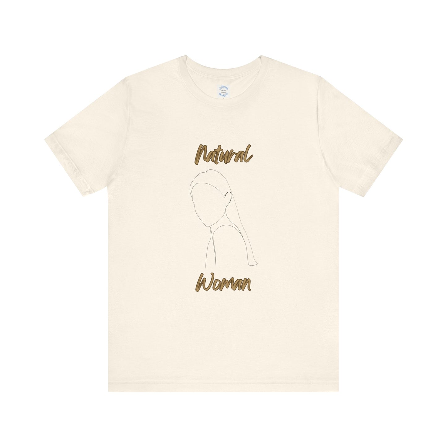 Natural Woman Tilted Look (BL) Short Sleeve T-Shirt