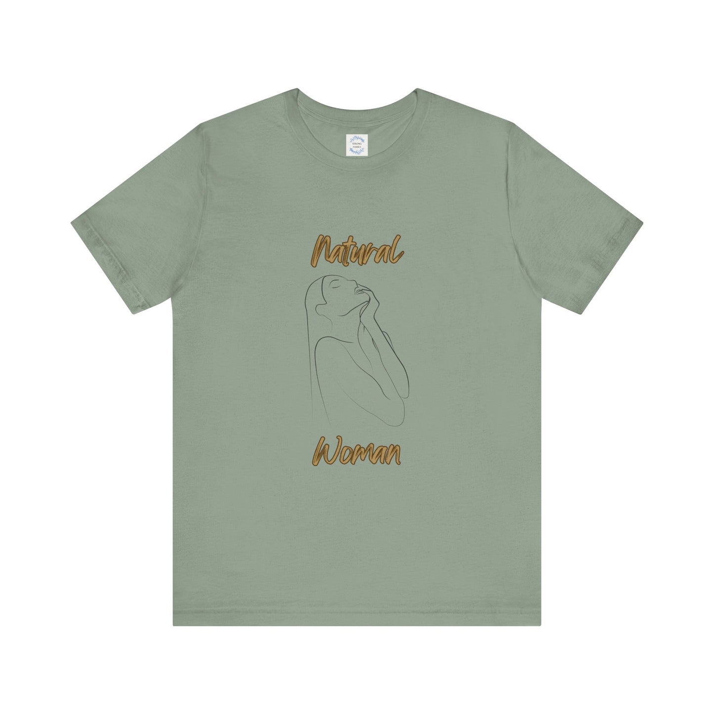 Natural Woman Thank You (BL) Short Sleeve T-Shirt