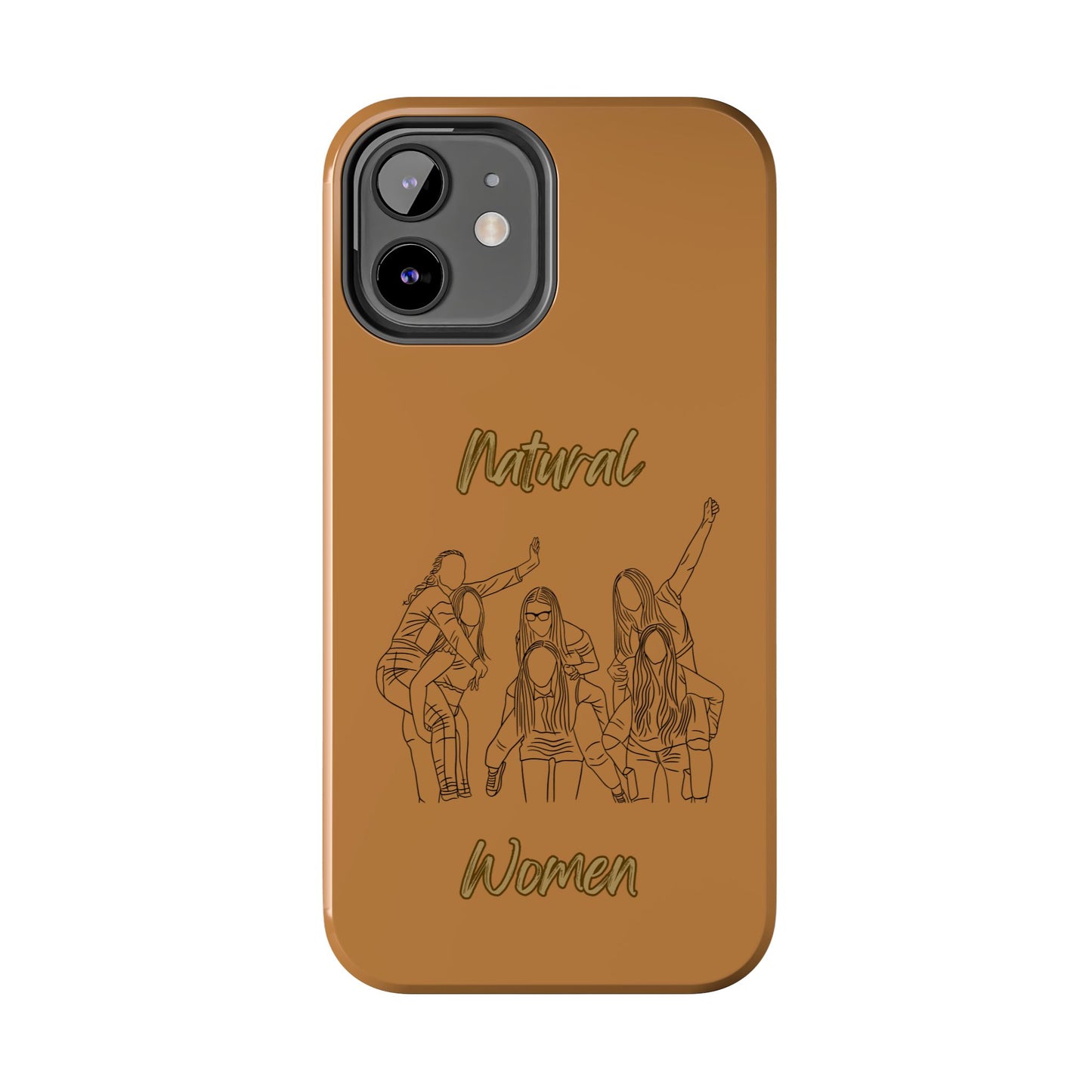 Natural Woman Piggy Back (BL)Tough Phone Cases LIGHT BROWN