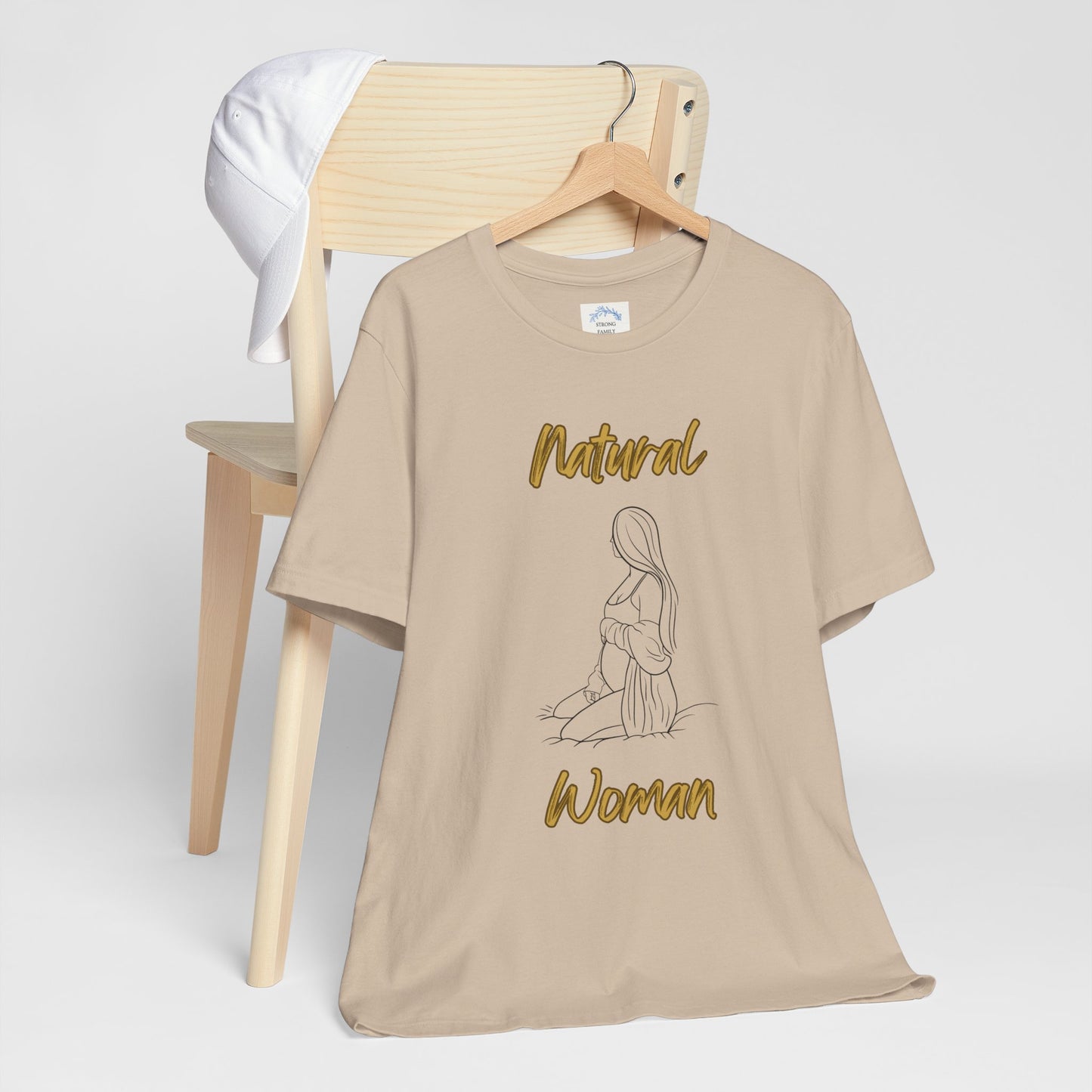 Natural Woman Expecting (BL) Short Sleeve T-Shirt