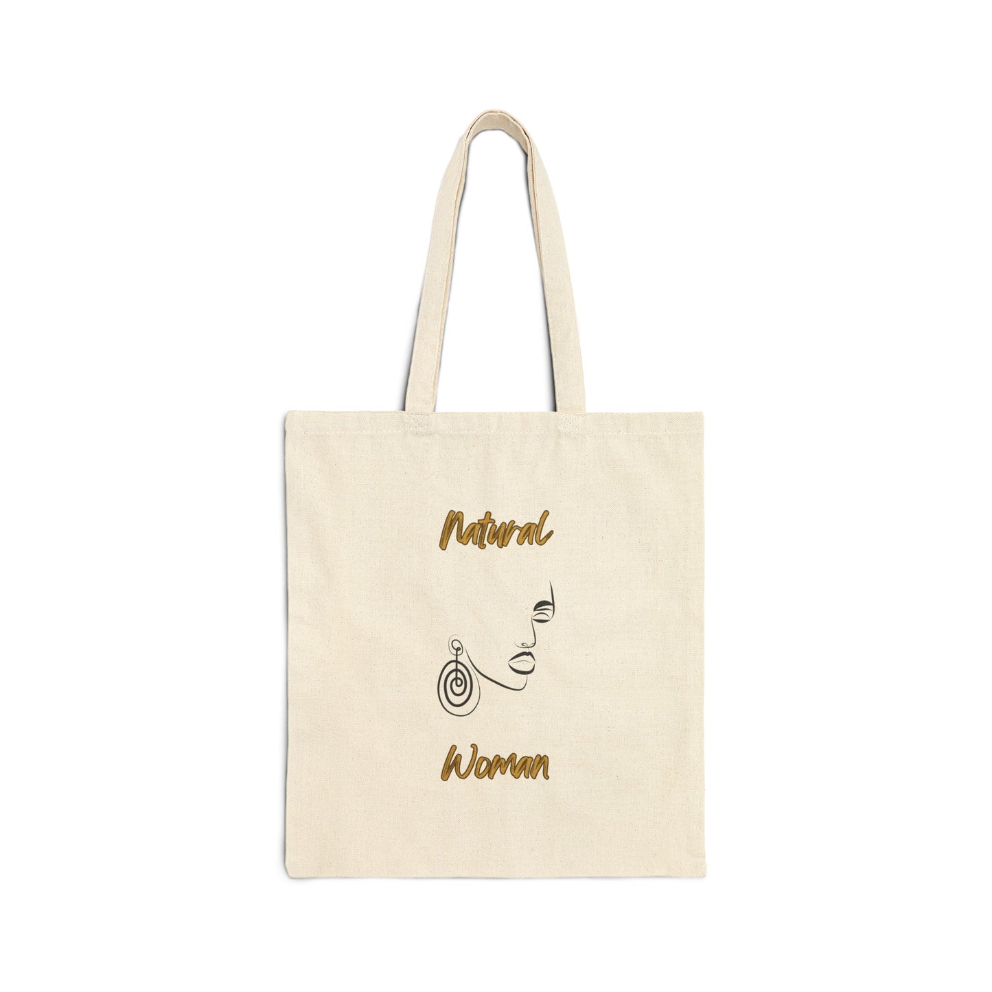 Natural Woman Music In My Soul (BL) Canvas Tote Bag