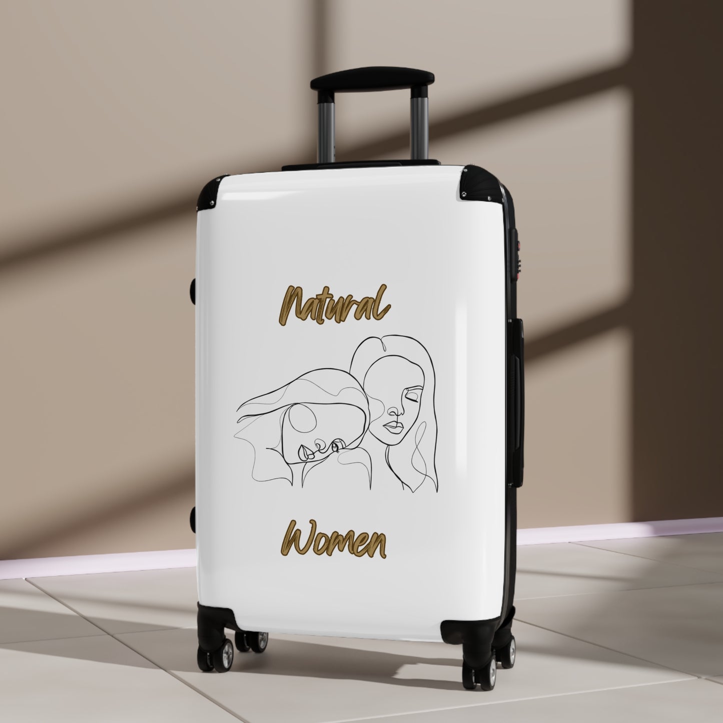 Natural Woman Sisters (BL) Suitcase WHITE