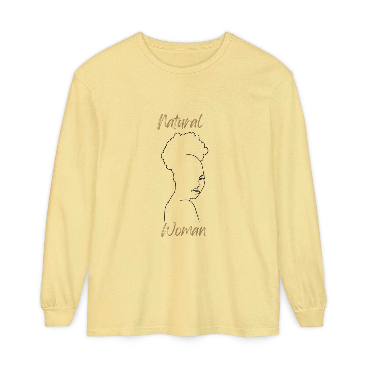 Natural Woman Twist Afro (BL) Long Sleeve T-Shirt