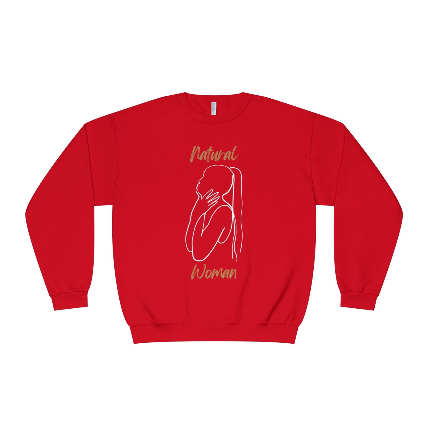 Natural Woman Ponytail (WL) Crewneck Sweatshirt