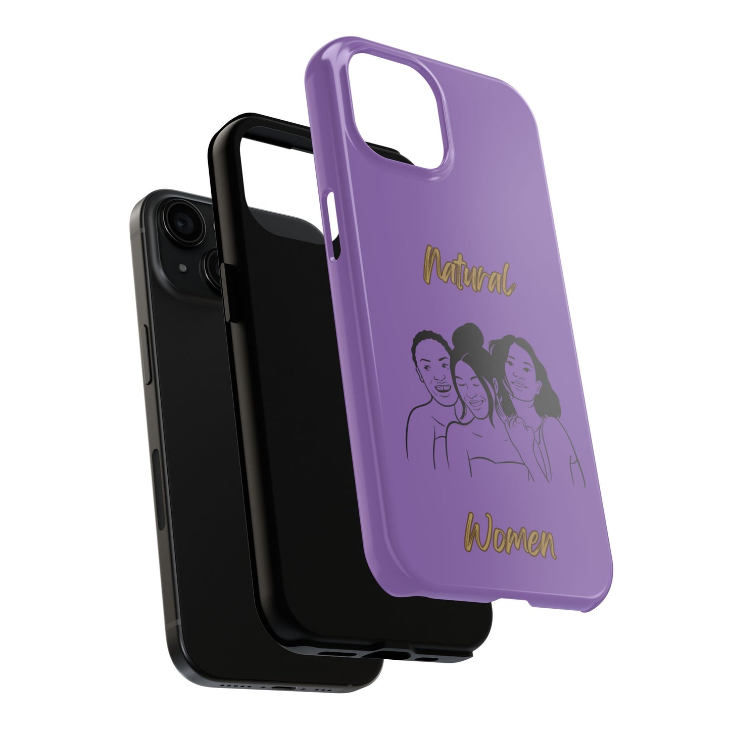 Natural Women Laughing Friends (BL)Tough Phone Cases LIGHT PURPLE