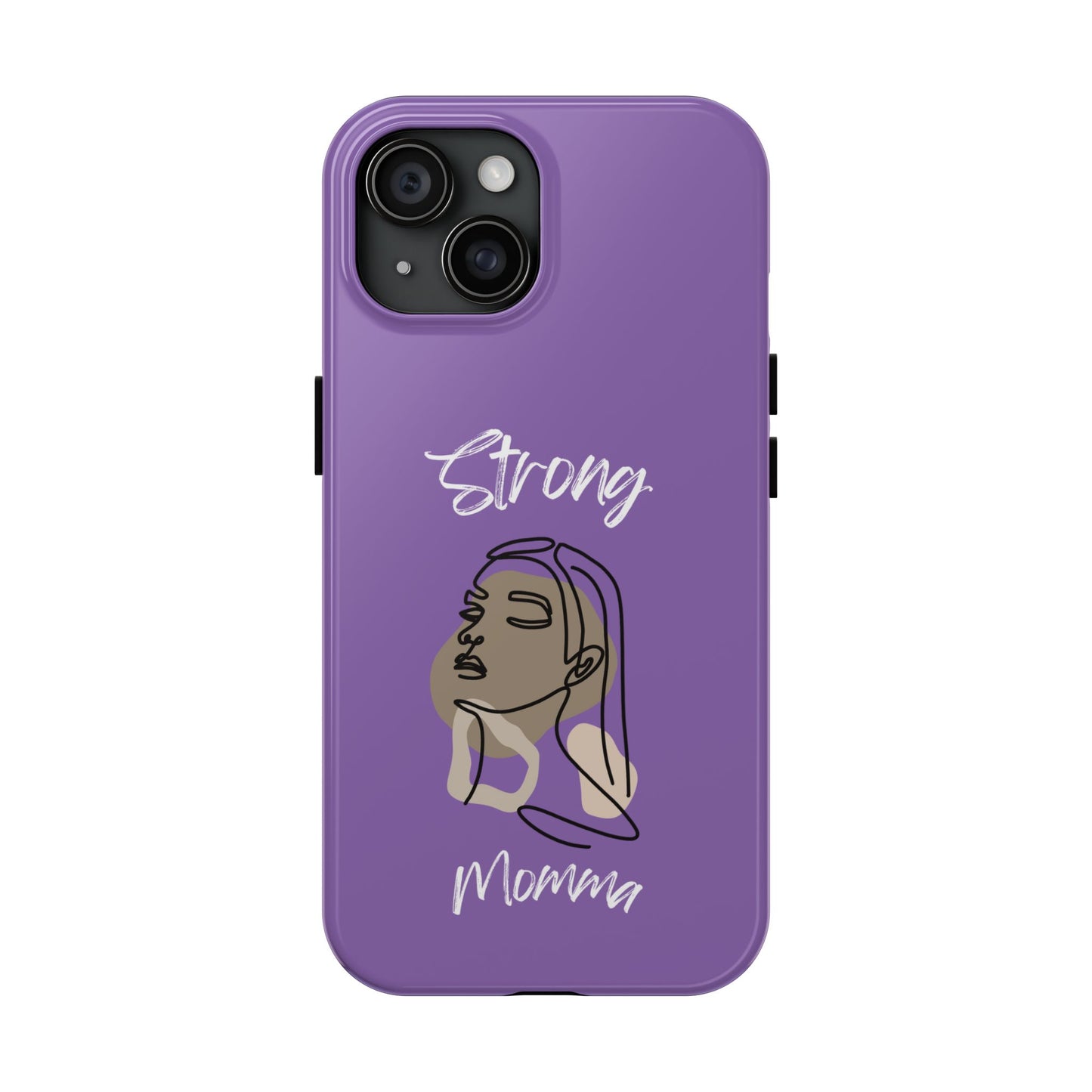 Strong Momma (WL) Tough Phone Cases LIGHT PURPLE