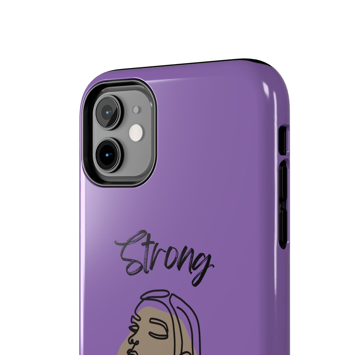 STRONG MOMMA Samsung Galaxy Tough Phone Cases (BL) Light Purple