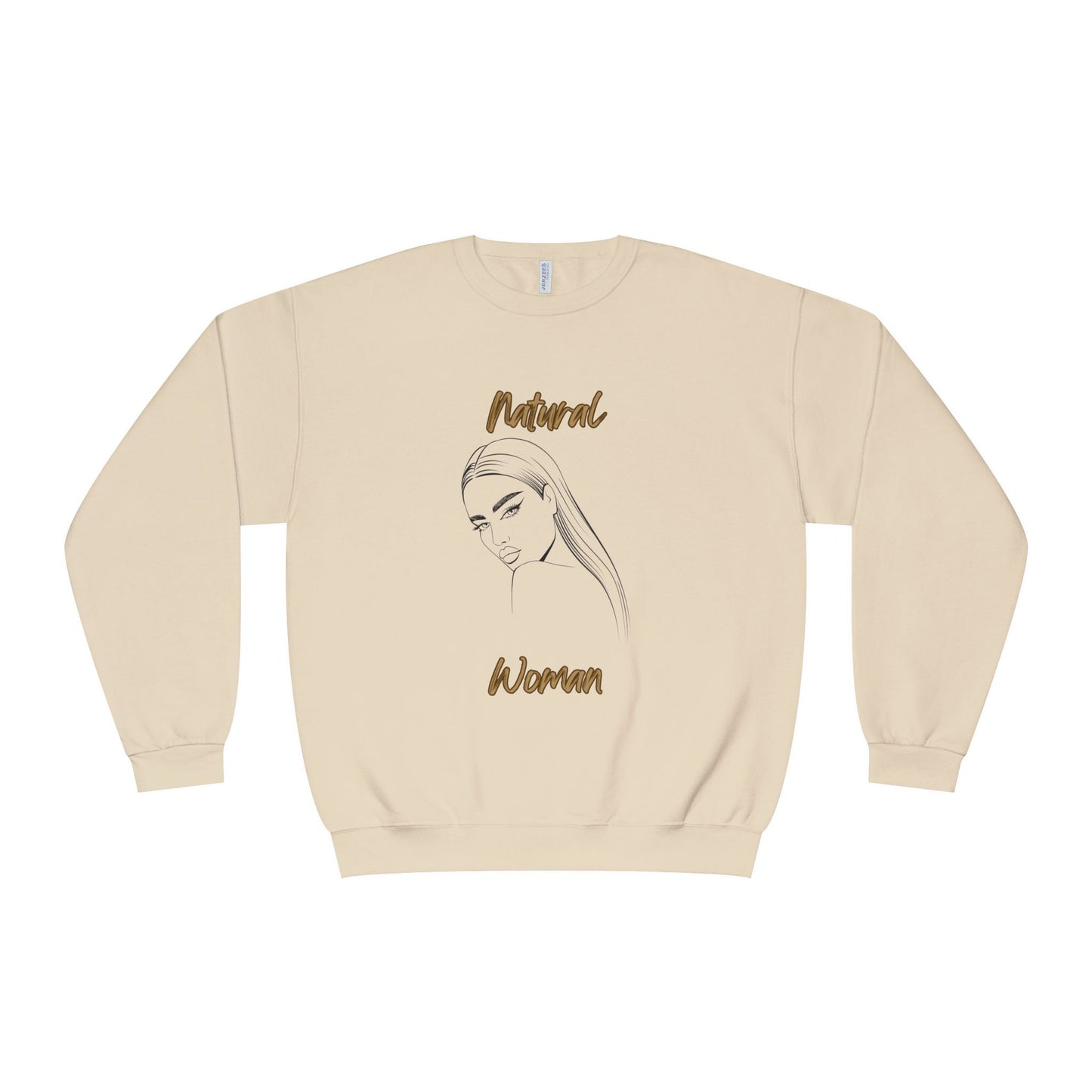 Natural Woman The Stare (BL) Crewneck Sweatshirt