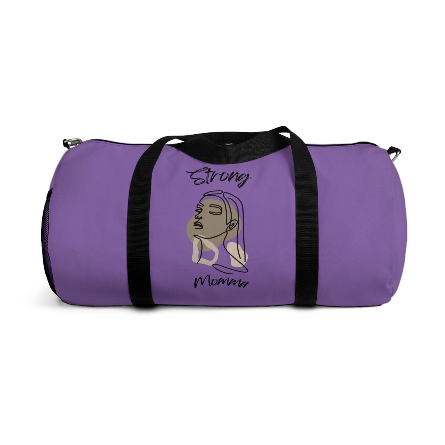 Strong Momma (BL) Duffel Bag LIGHT PURPLE