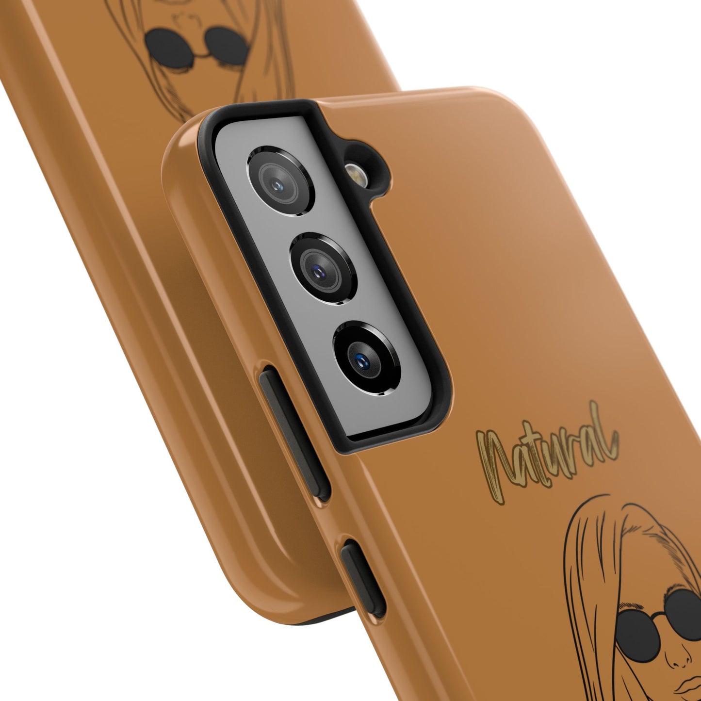 Natural Woman Shades (BL)Tough Phone Cases LIGHT BROWN