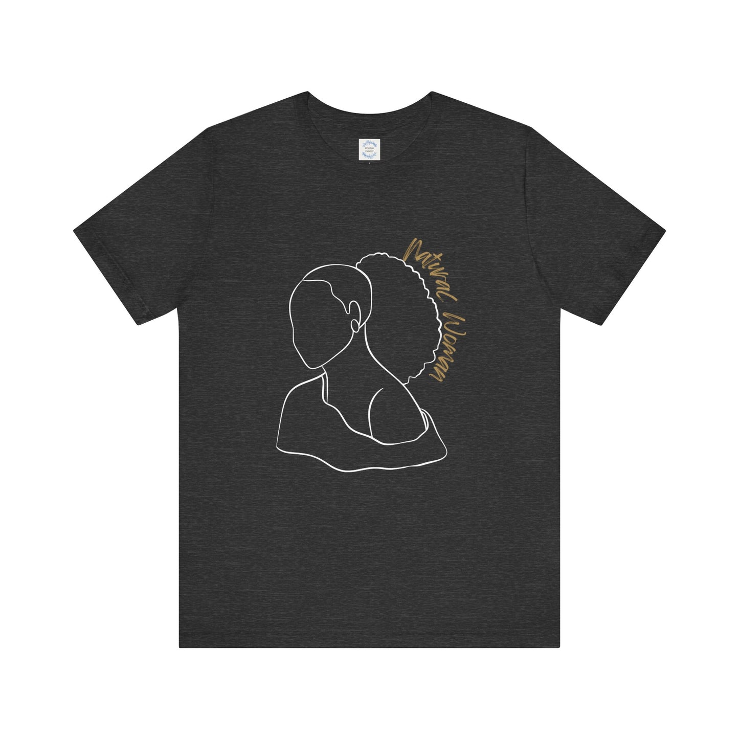Natural Woman Behind Head Puff (WL) Short Sleeve T-Shirt