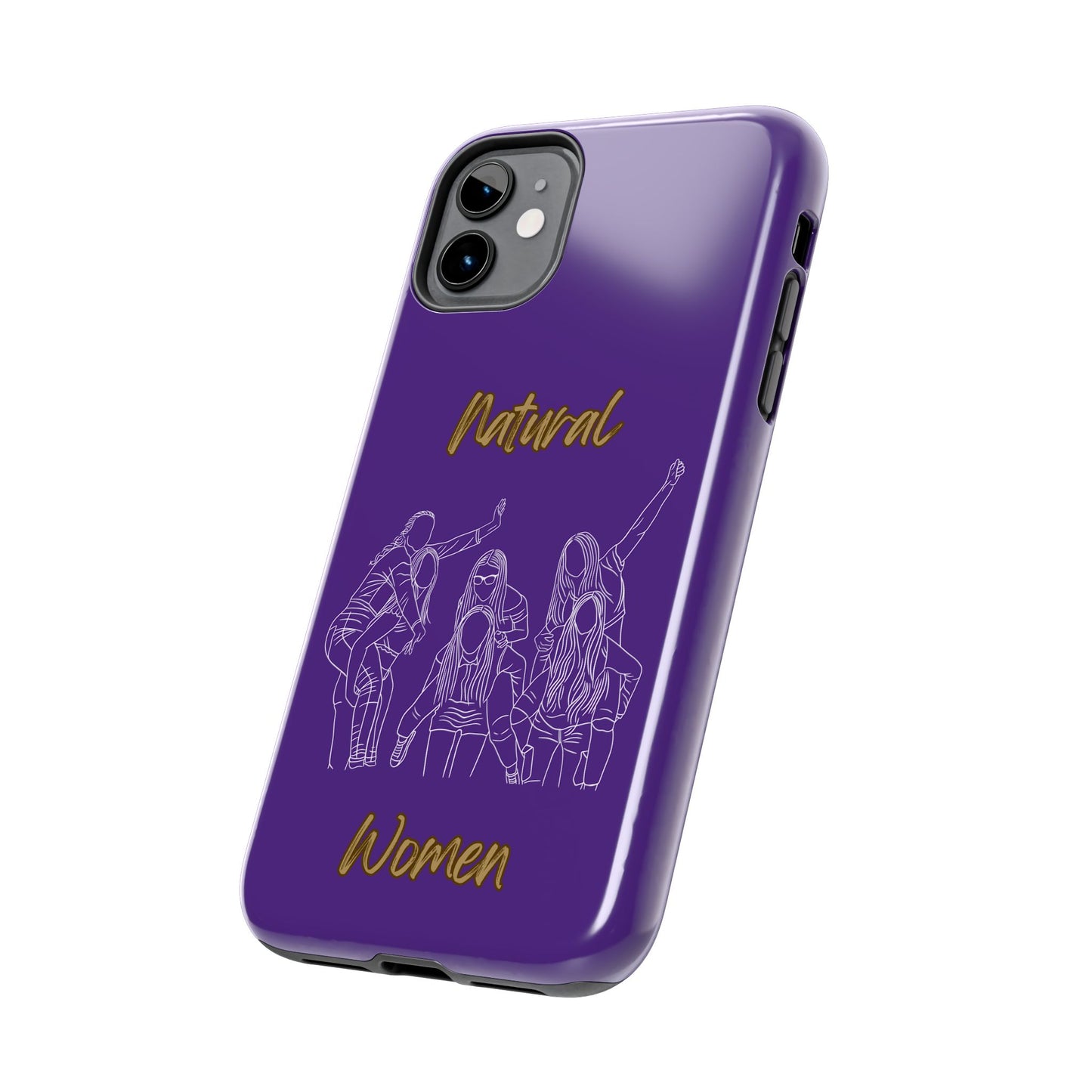 Natural Woman Piggy Back (WL) Tough Phone Cases PURPLE