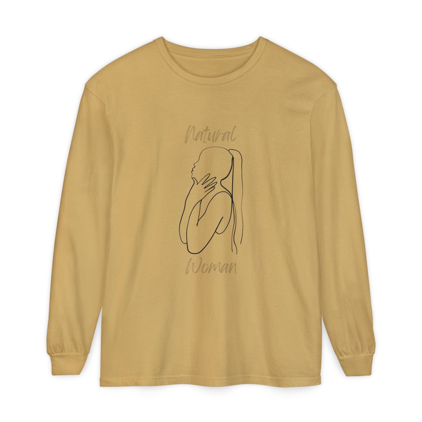 Natural Woman Ponytail (BL) Long Sleeve T-Shirt
