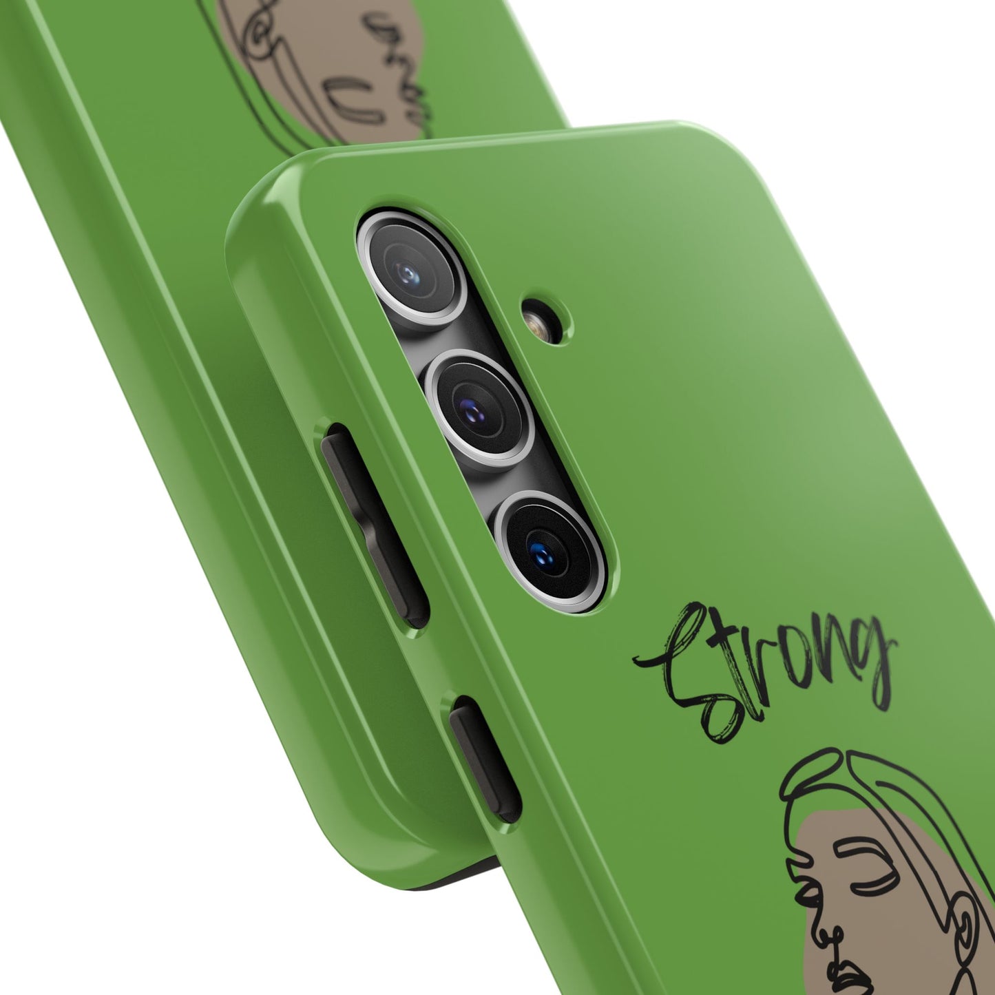 STRONG MOMMA Samsung Galaxy Tough Phone Cases (BL) Green
