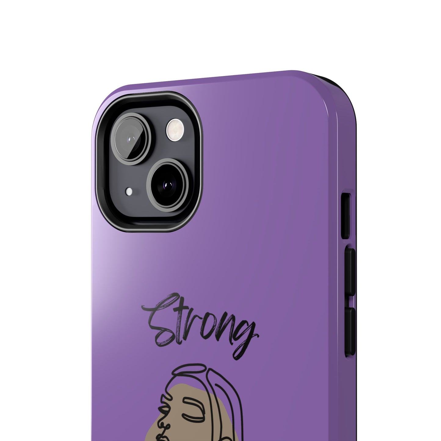 STRONG MOMMA Samsung Galaxy Tough Phone Cases (BL) Light Purple