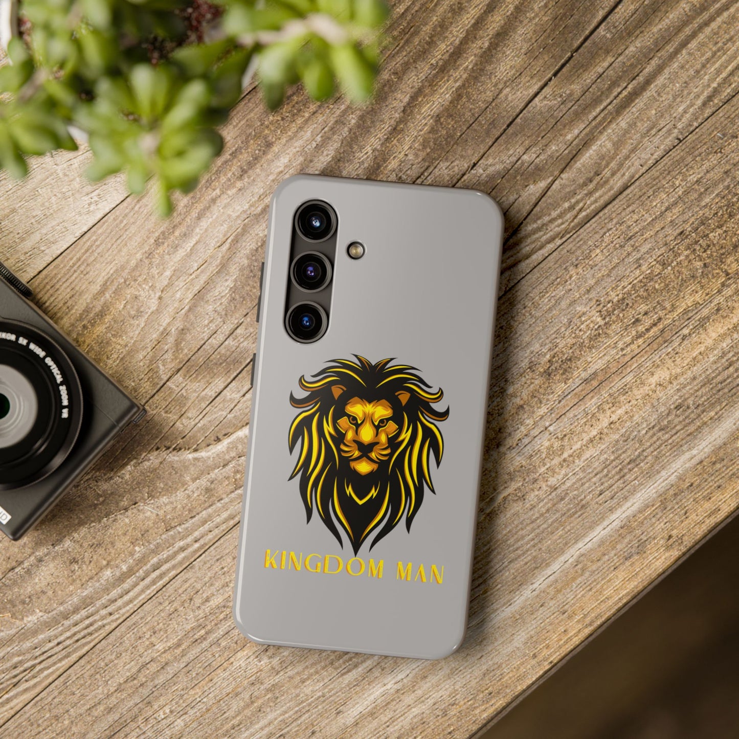 KIngdom Man (Gold Label) Tough Phone Cases LIGHT GREY